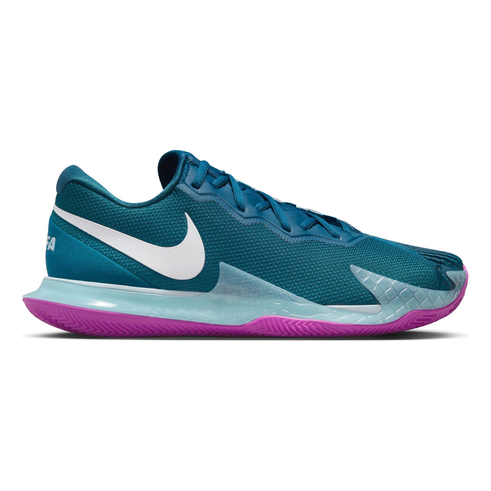 Nike Court Air Zoom Vapor Cage 4 Rafa Grusbanesko Herrer - petrol, lilla