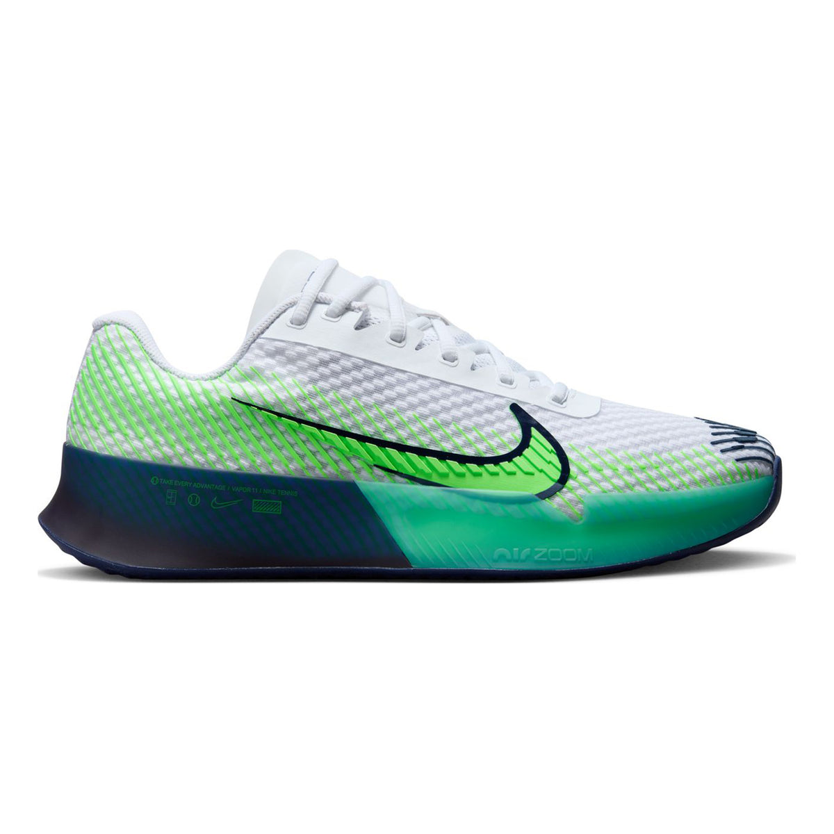 Nike Air Zoom Vapor 11 Allcourt-sko Herrer - hvid, mørkeblå