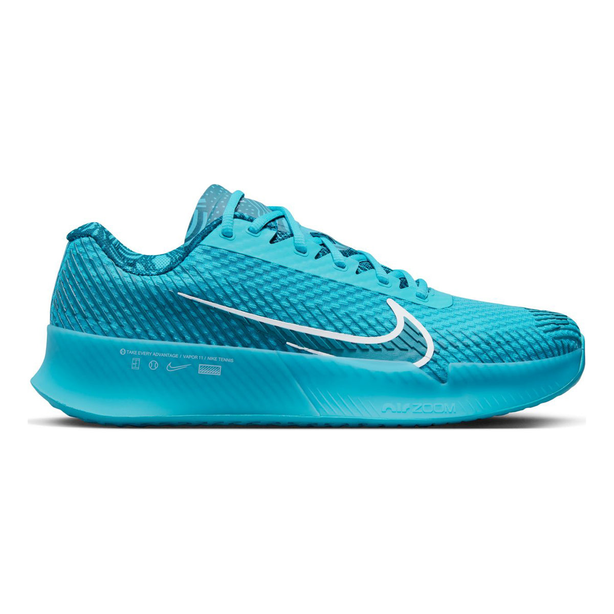 Nike Air Zoom Vapor 11 Allcourt-sko Herrer - turkis, hvid