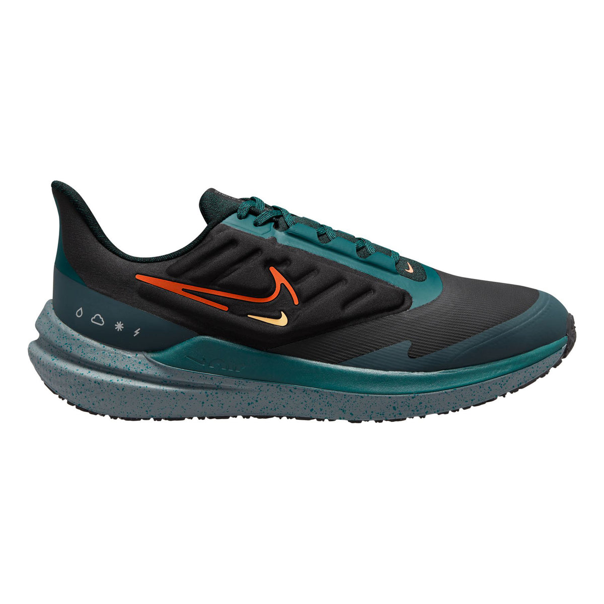 Nike Winflo 9 Shield Neutral sko Herrer - sort, petrol
