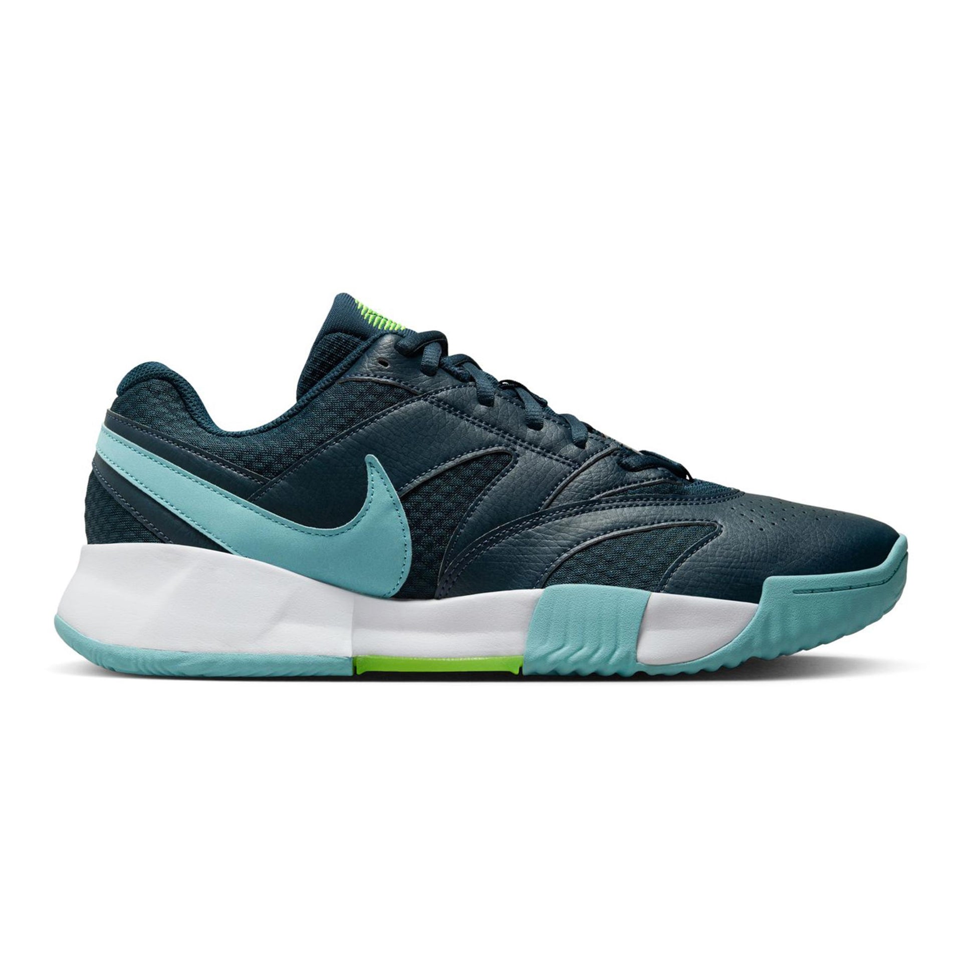 Nike Court Lite 4 Grusbanesko Herrer - mørkeblå, turkis