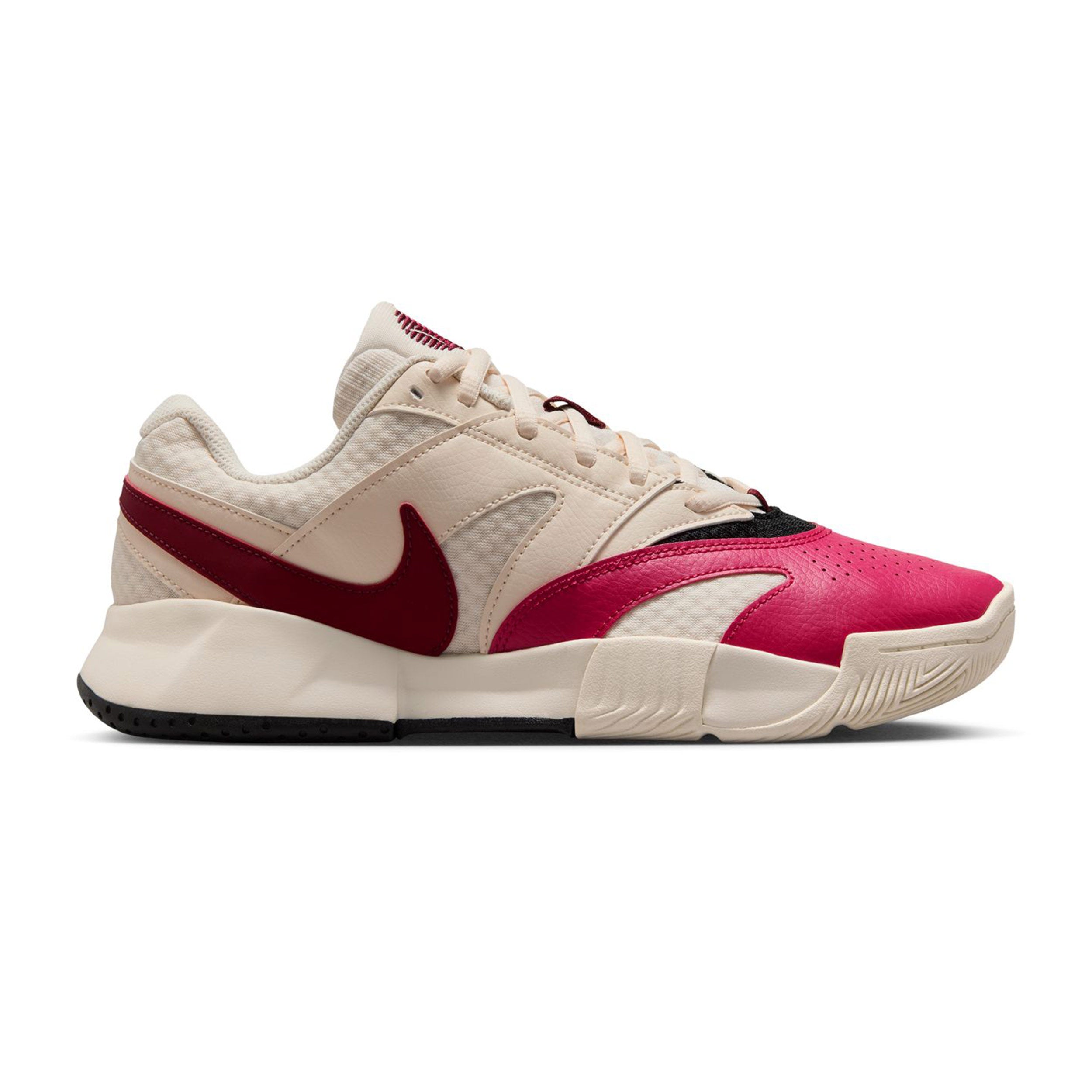 Nike Court Lite 4 Allcourt-sko Damer - creme, rød