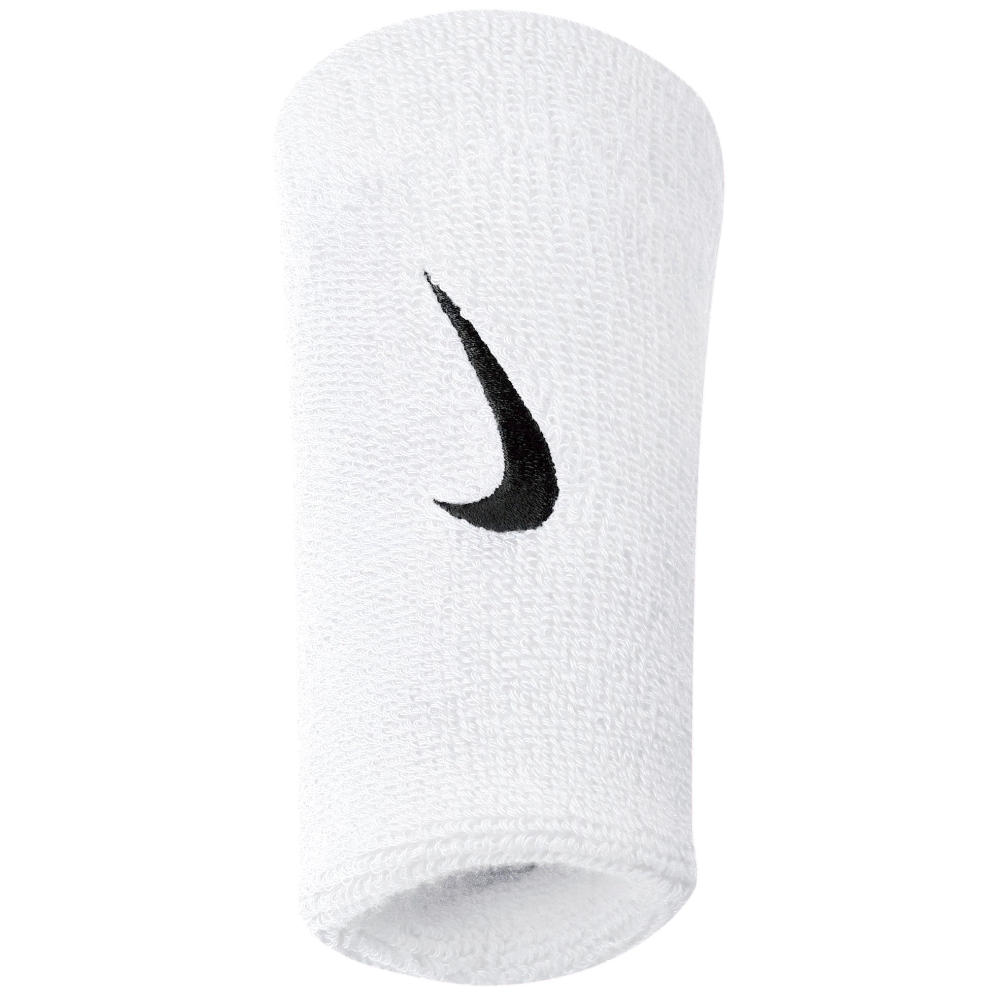 Nike Swoosh Doublewide Svedbånd Pakke Med 2-Hvid,Sort