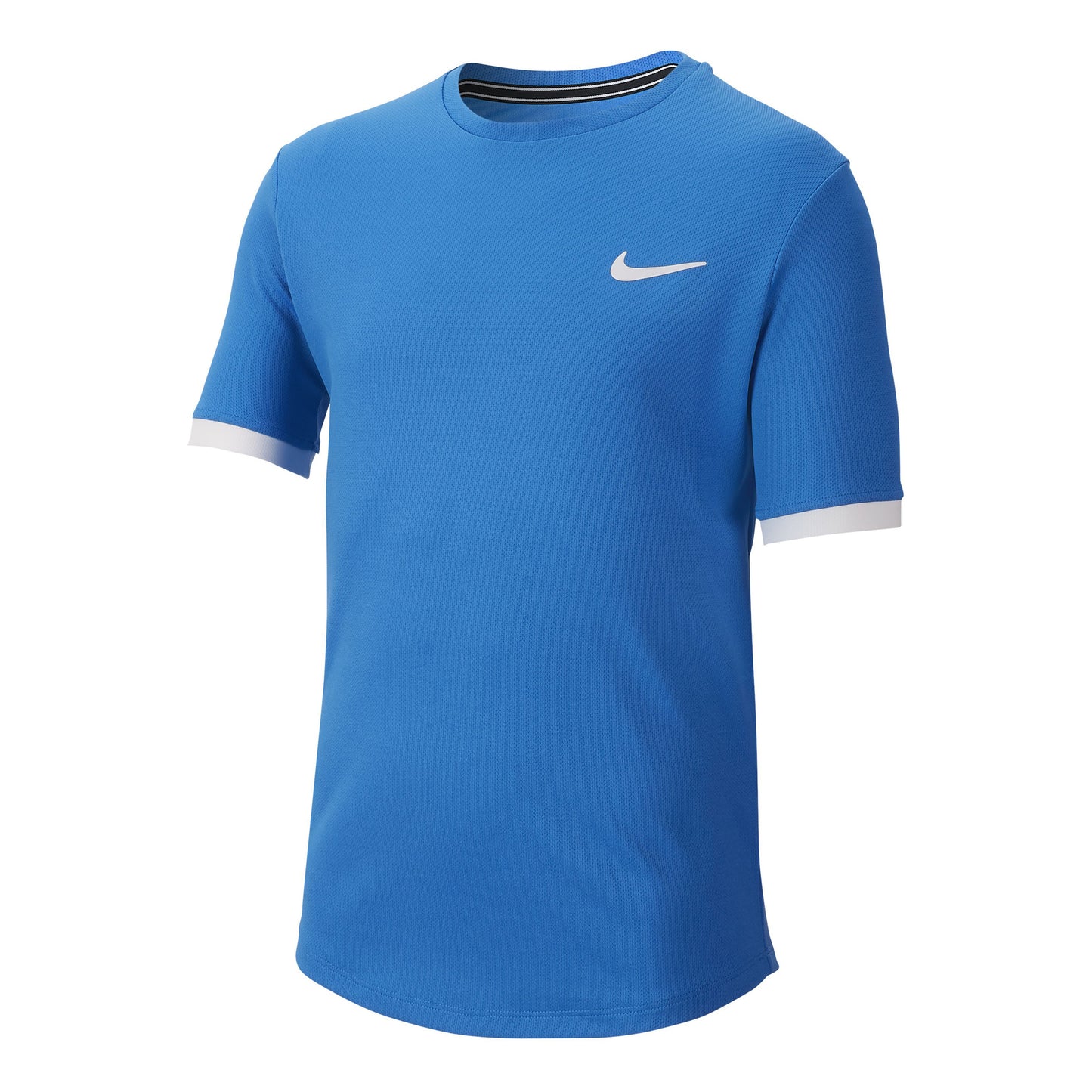 Nike Court Dry T-shirt Drenge - lyseblå, hvid