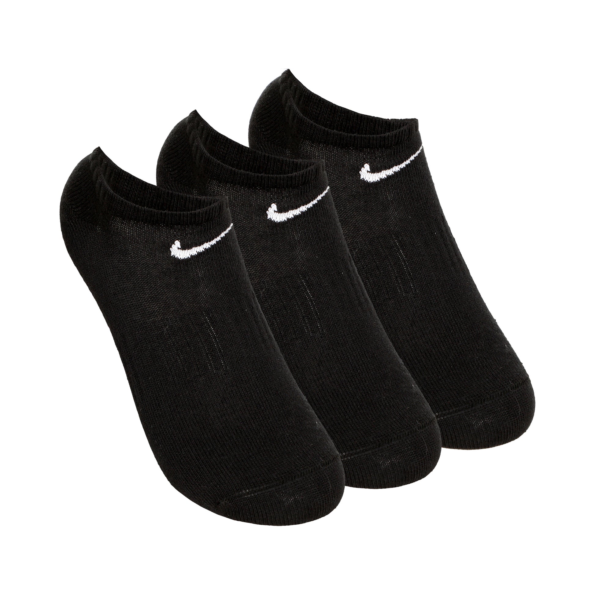 Nike Everyday Lightweight Tennissokker Pakke med 3 Unisex - sort, hvid