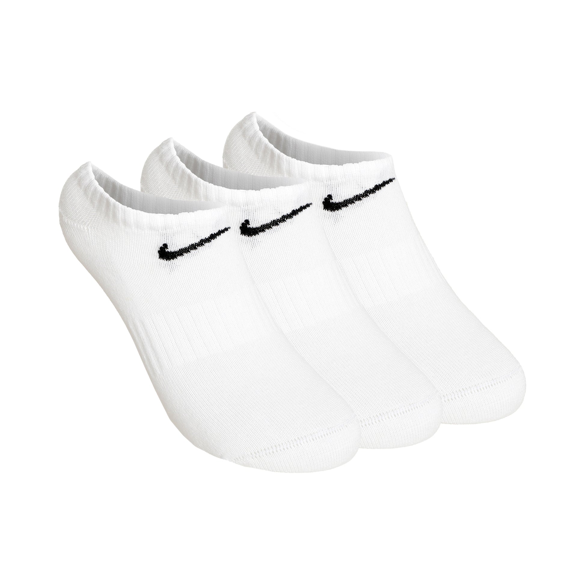 Nike Everyday Lightweight Tennissokker Pakke med 3 Unisex - hvid, sort