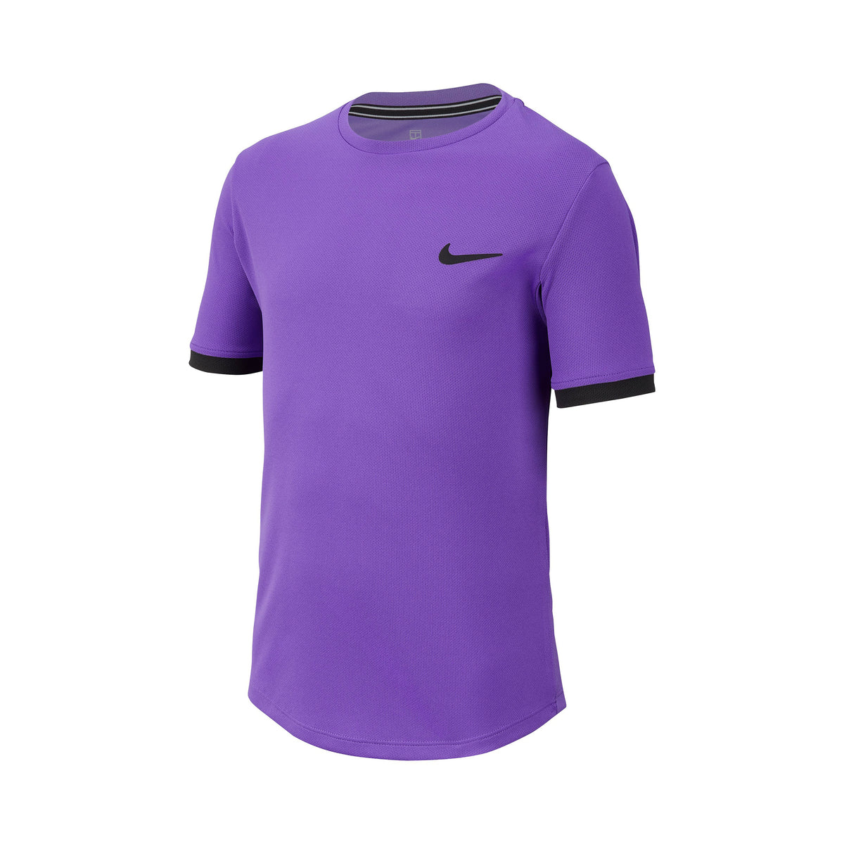 Nike Court Dry T-shirt Drenge - lilla, sort
