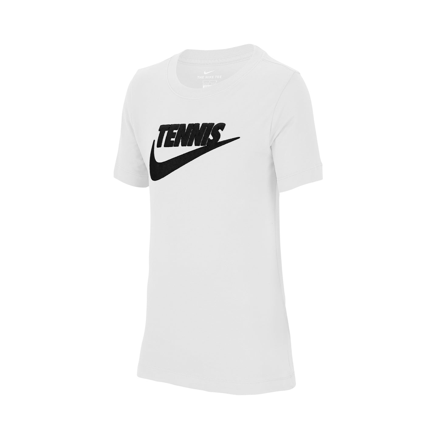 Nike Court Dri-Fit Graphic T-shirt Drenge - hvid, sort