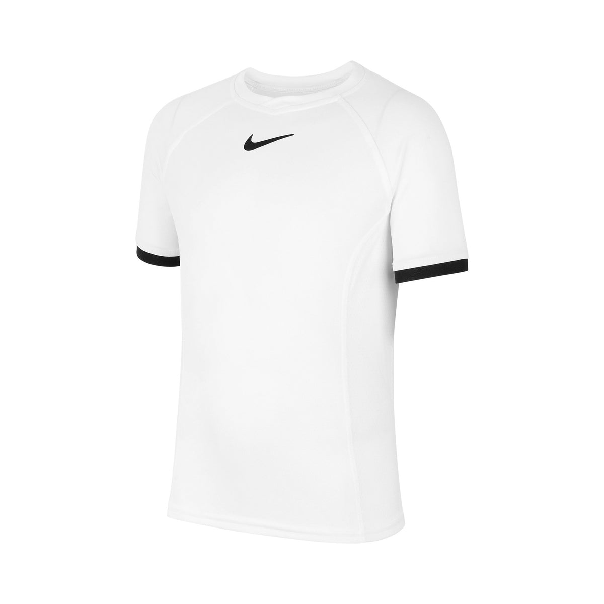 Nike Court Dri-Fit T-shirt Drenge - hvid, sort