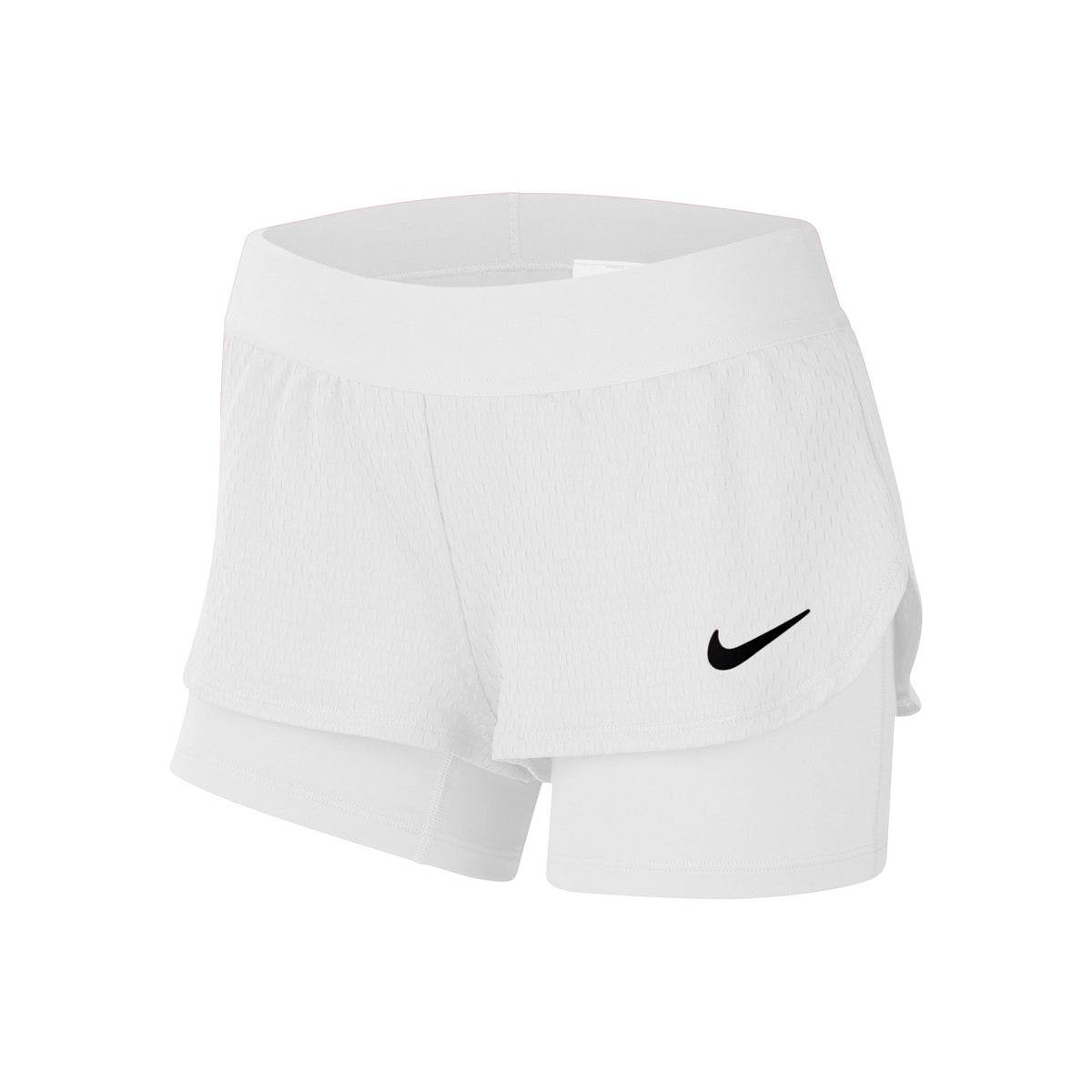 Nike Court  Shorts Pige - hvid, sort
