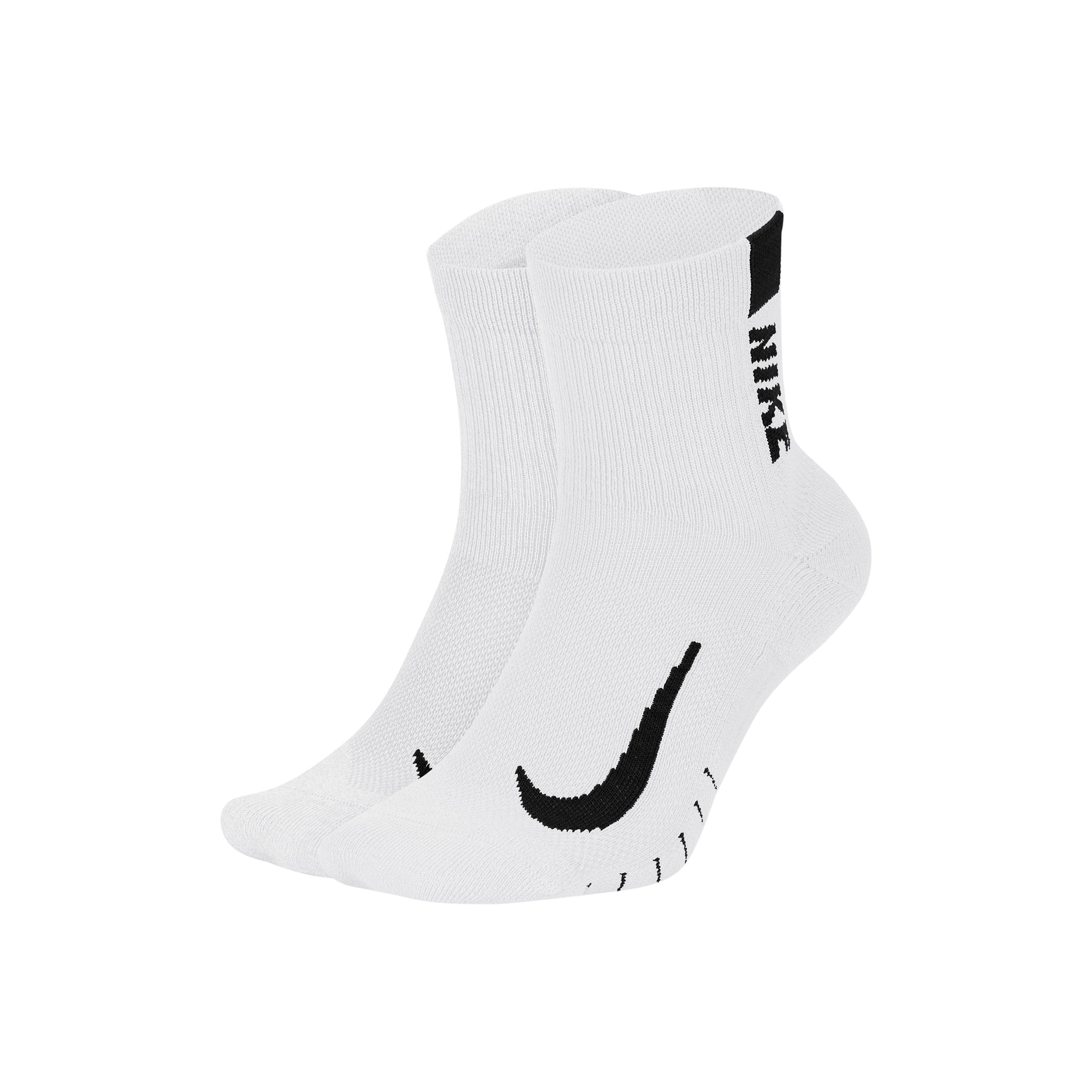 Nike Multiplier Løbesokker Pakke Med 2-Hvid,Sort