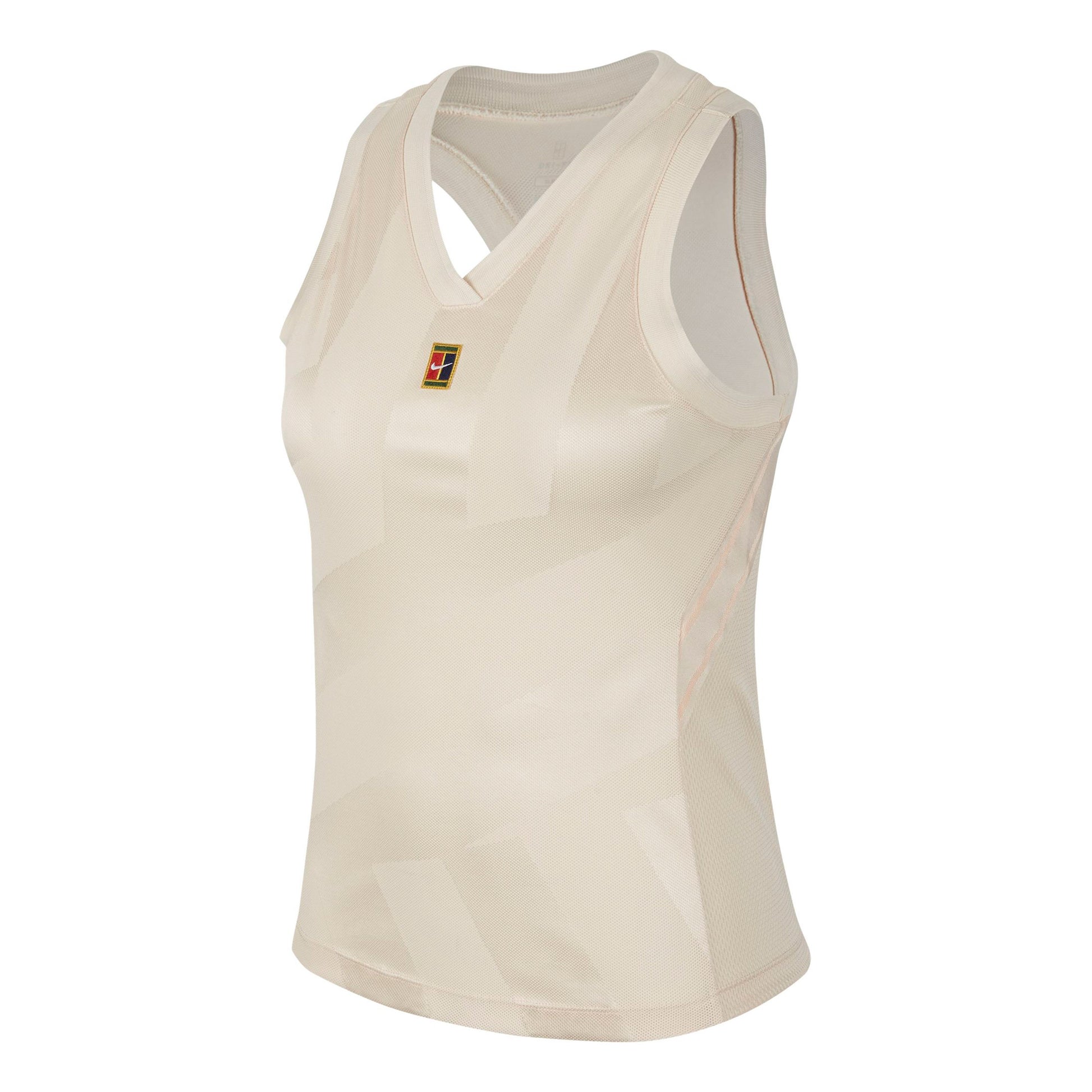 Nike Court Dri-Fit Slam Tanktop Damer - creme, flerfarvet