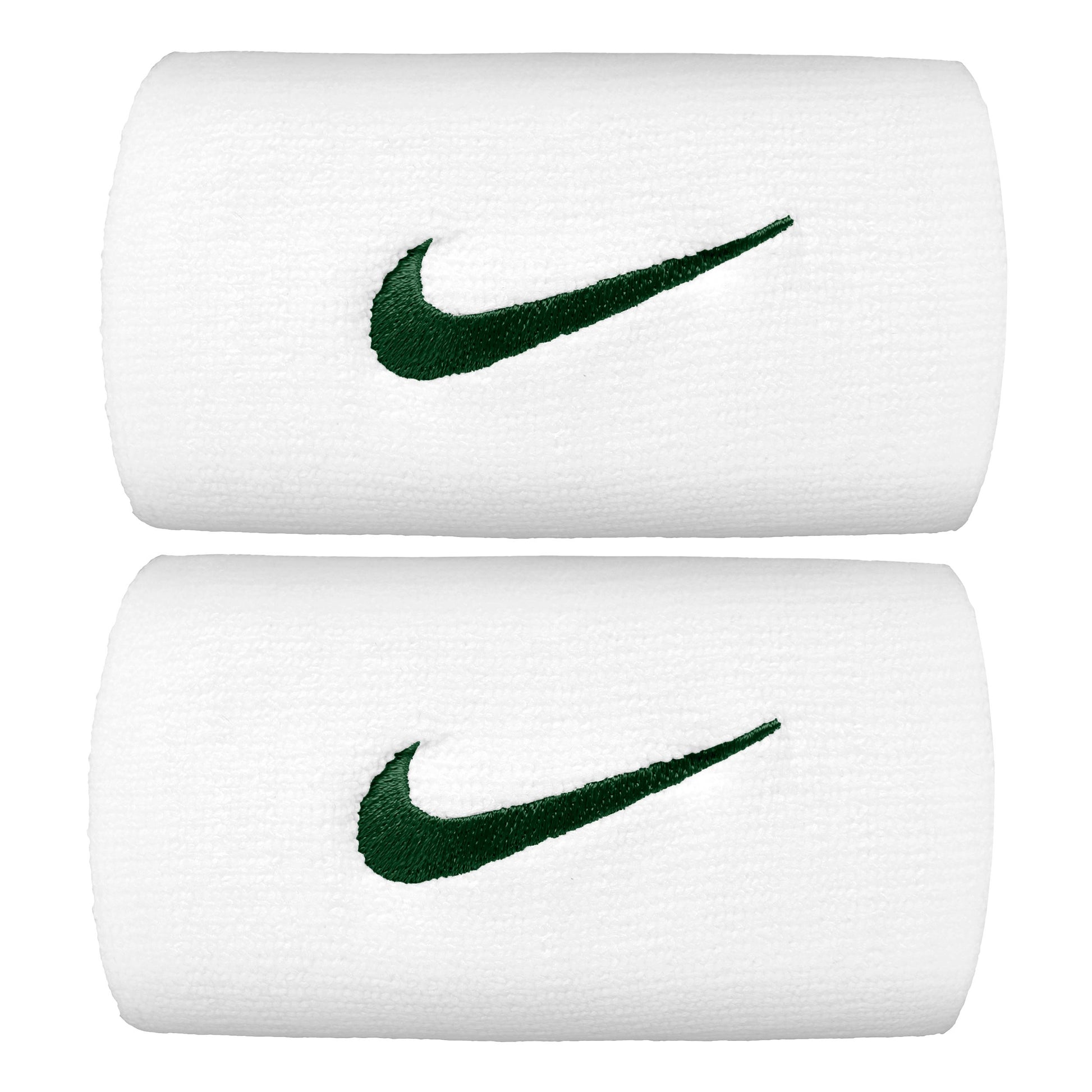 Nike Premier DW Svedbånd Pakke med 2 lang - hvid, mørkegrøn