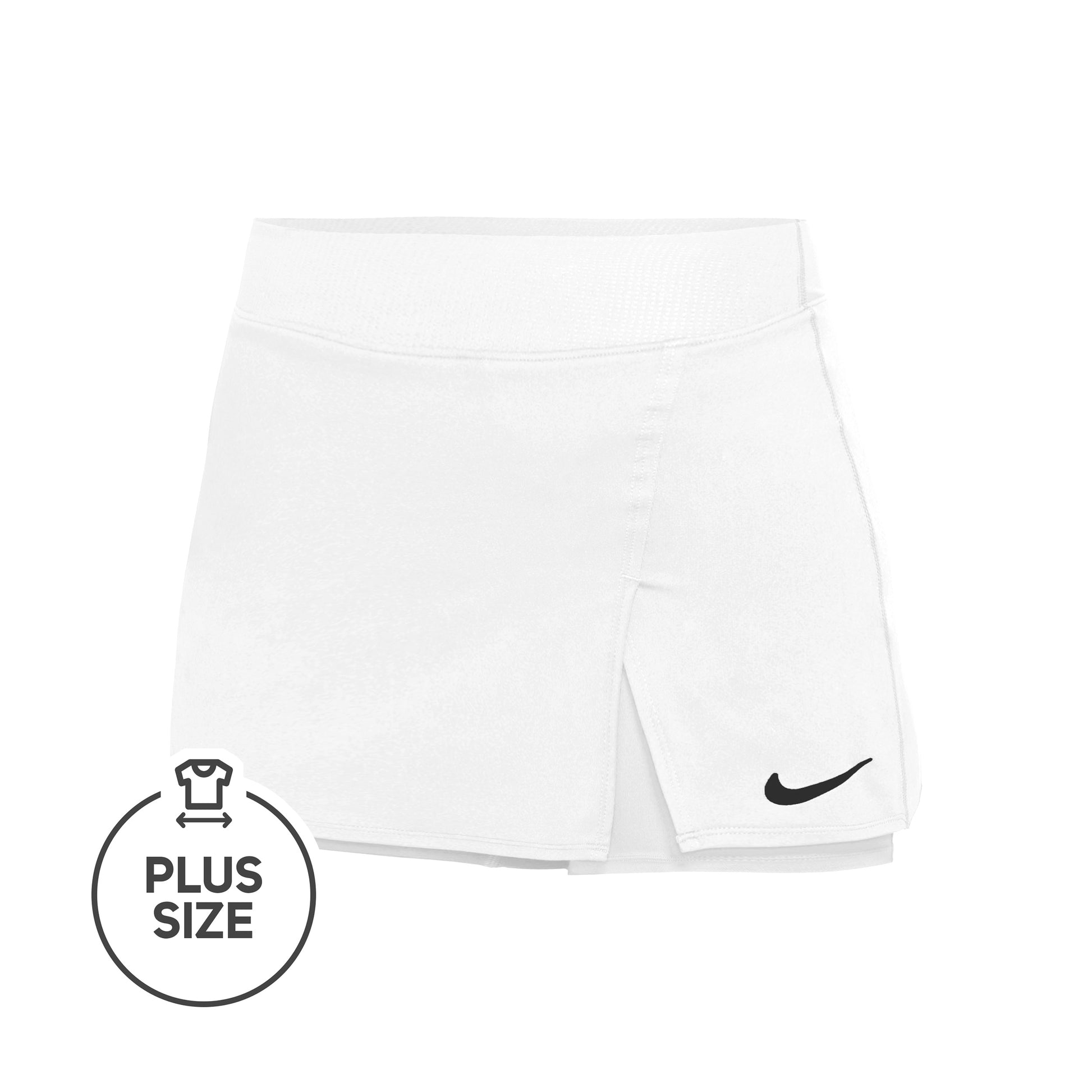 Nike Court STR Plus Size Nederdel Damer - hvid, sort