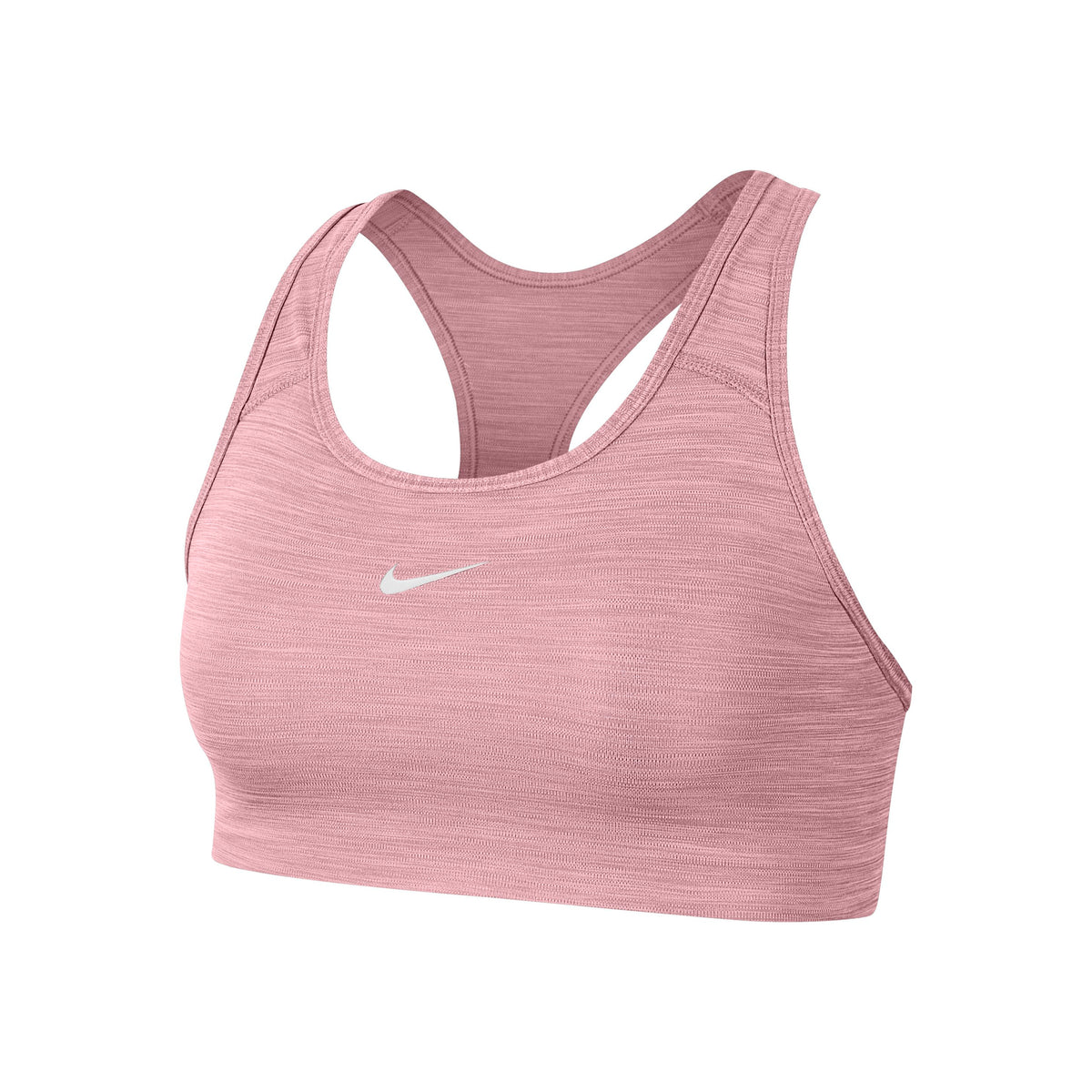 Nike Dri-Fit Swoosh Sports-BH Damer - rosa, hvid