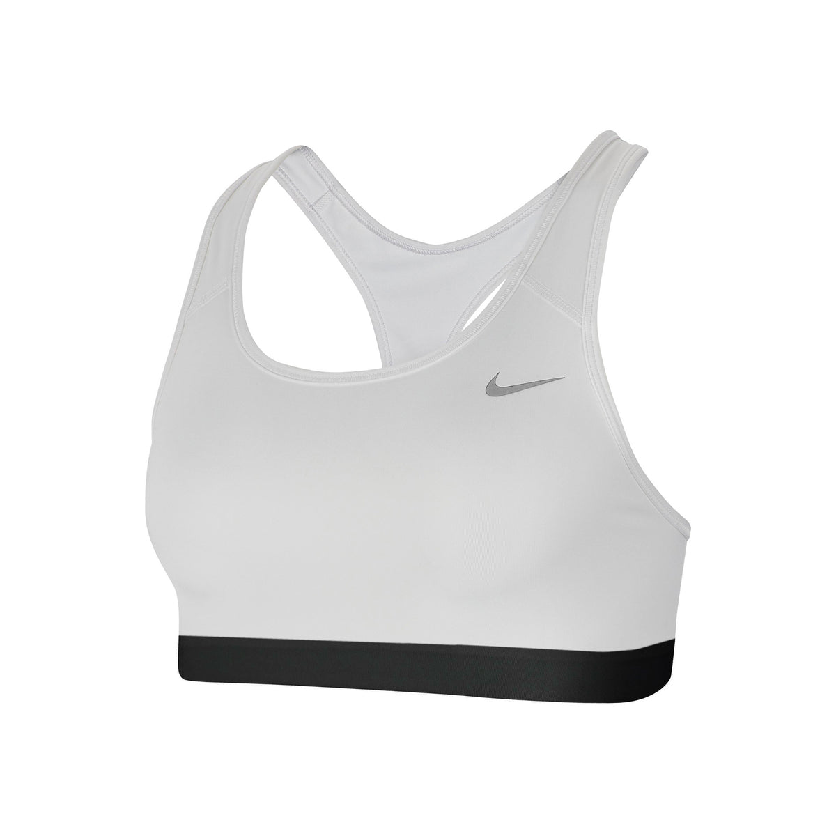 Nike Swoosh Sports-BH Pige - hvid, sort