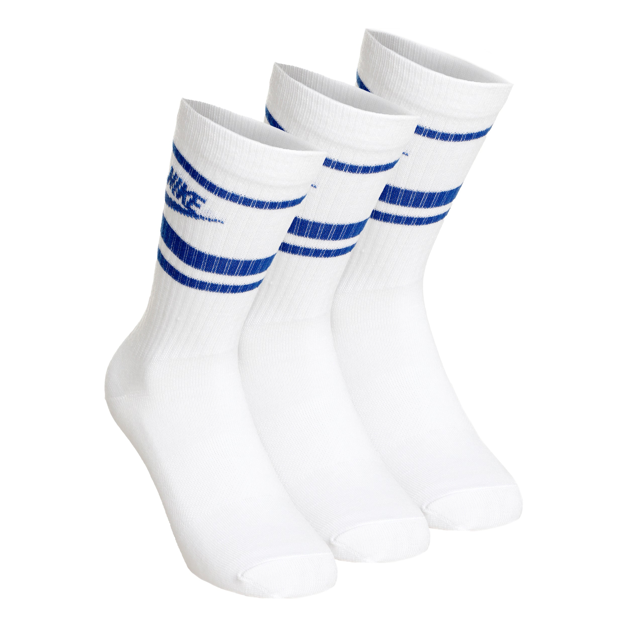 Nike Sportswear Essential Tennissokker Pakke med 3 Unisex - hvid, blå