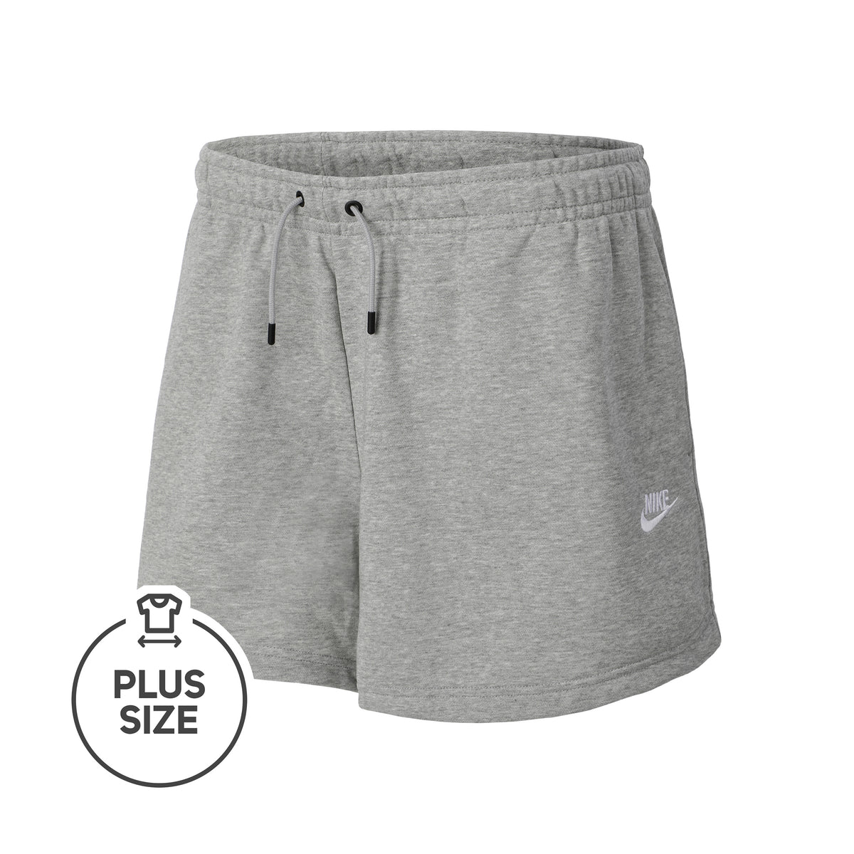 Nike Plus Size Shorts Damer - lysegrå,