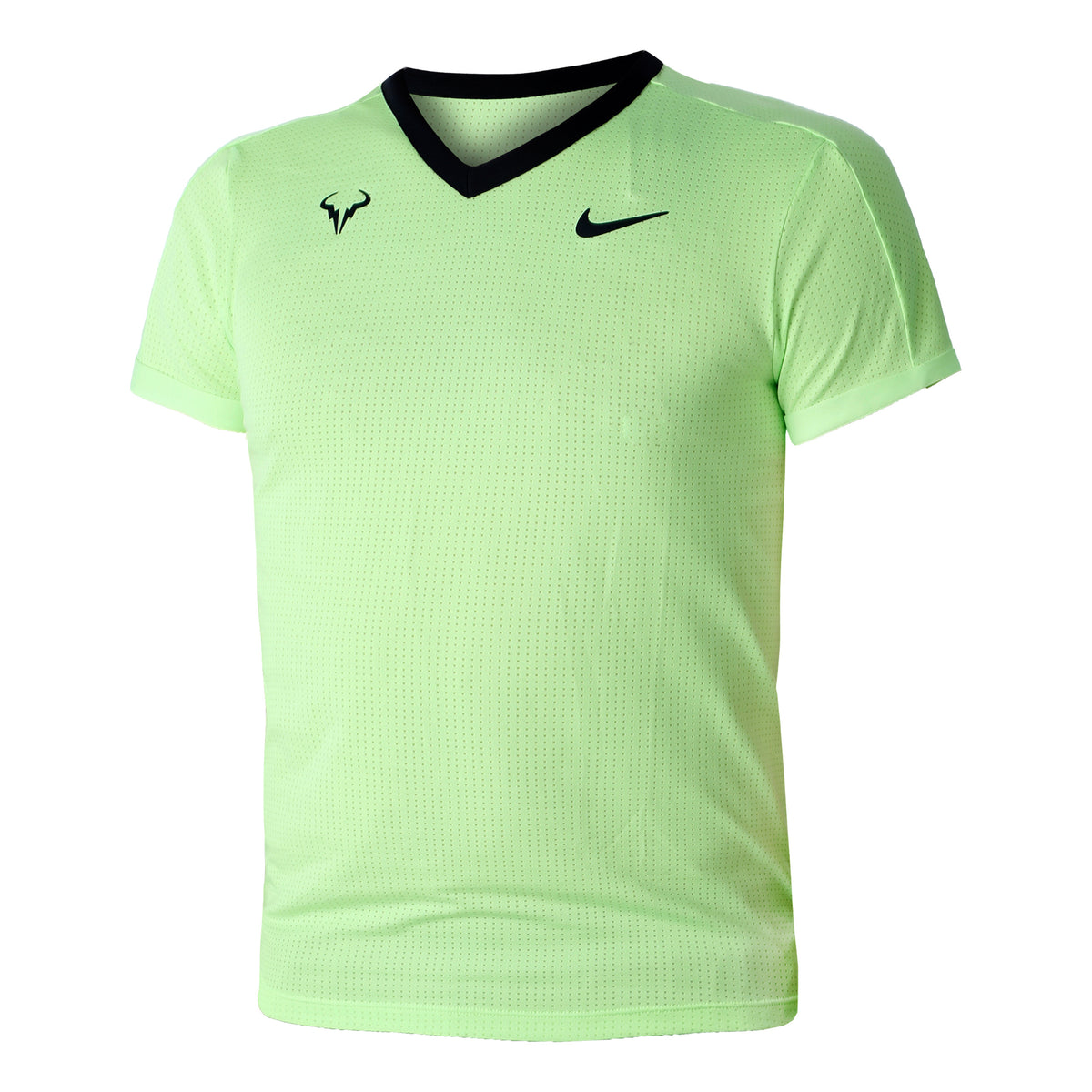 Nike Dri-Fit Advantage T-shirt Herrer - lysegrøn, mørkeblå