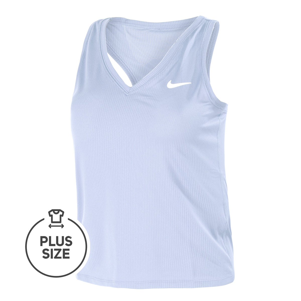 Nike Dri-Fit Plus Size Tanktop Damer - lyseblå,