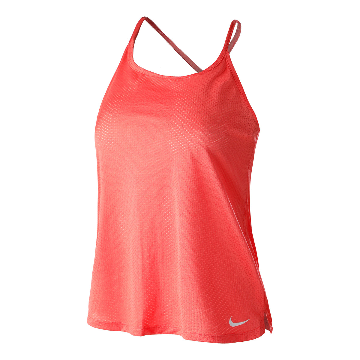 Nike Dri-Fit Breathe Standard Fit Tanktop Damer - koral, hvid