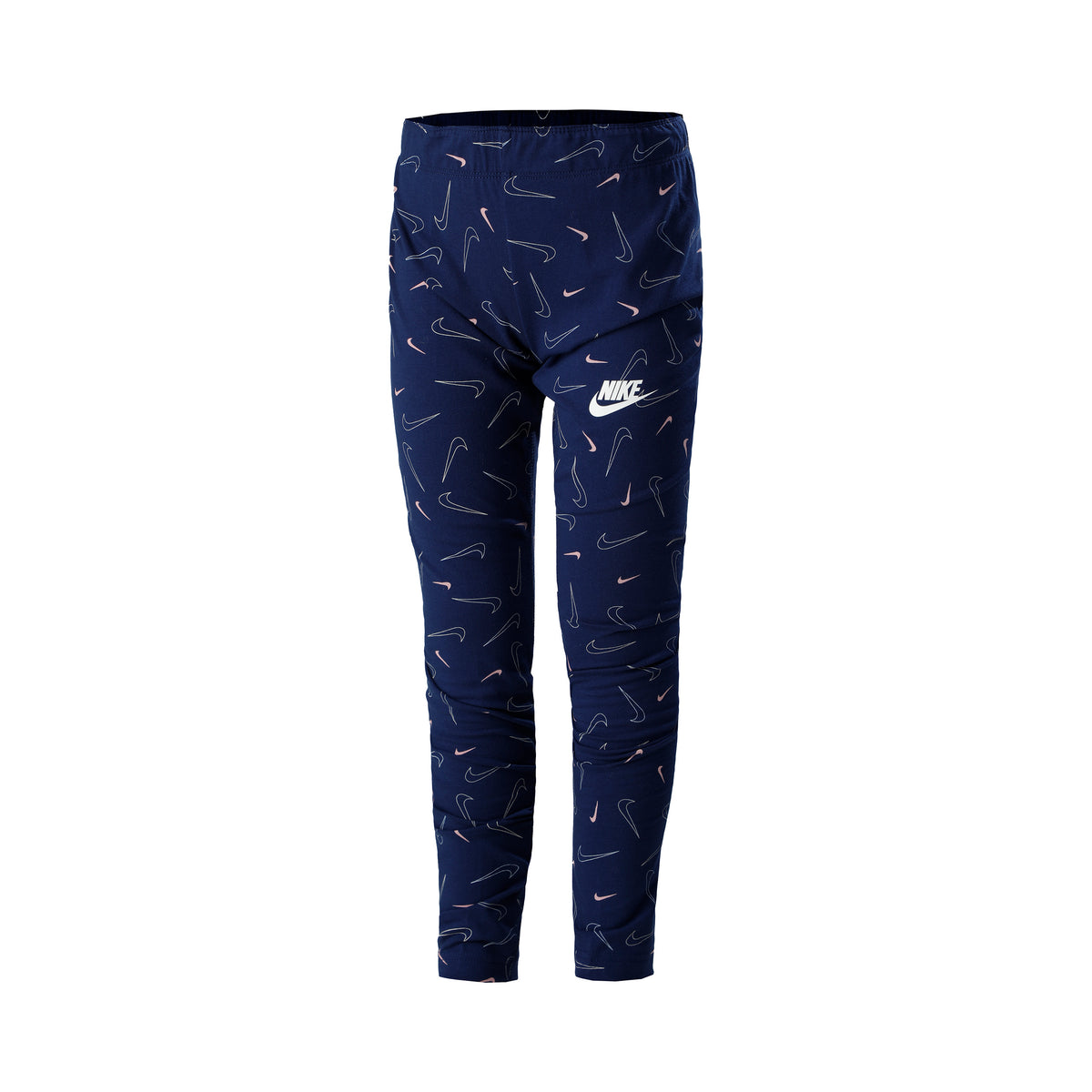 Nike Favorites All Over Print Stramme løbebukser Pige - blå, hvid