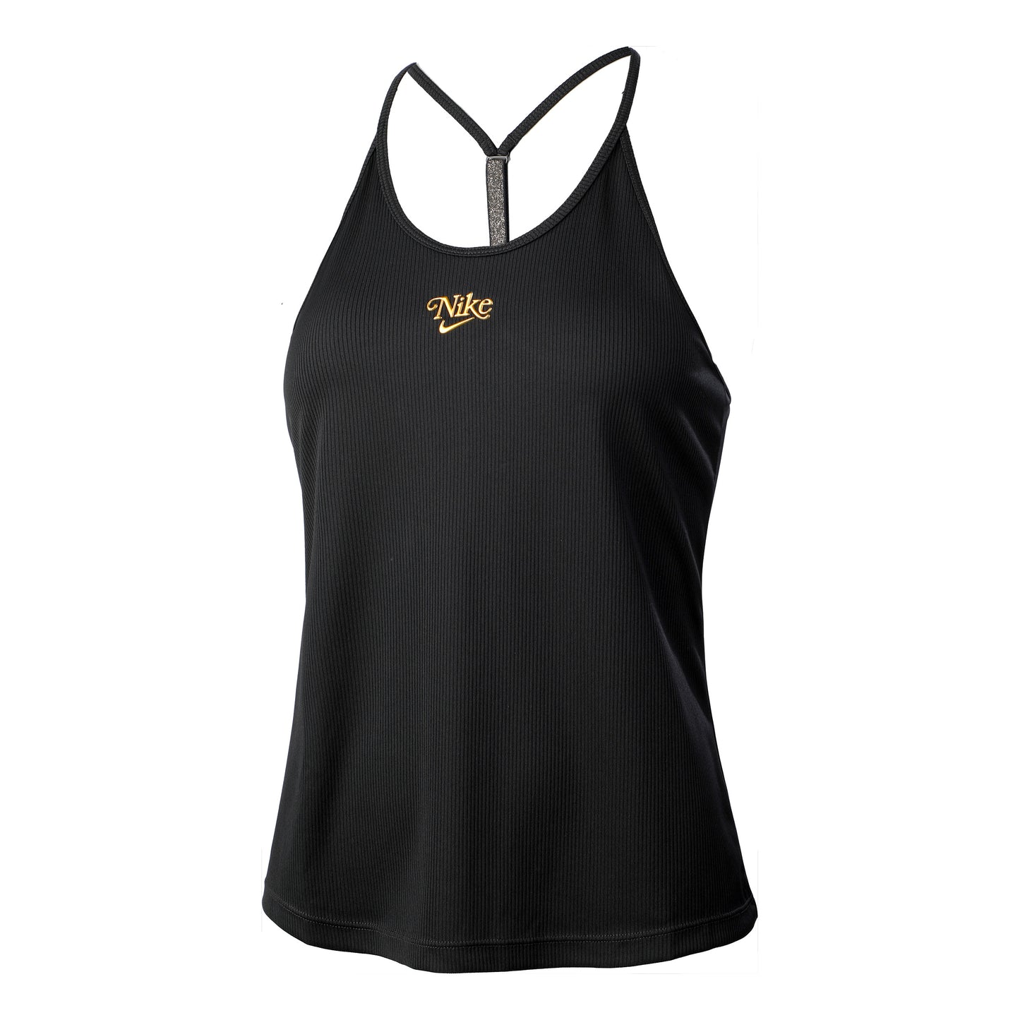 Nike Elastika Tanktop Damer - sort, guld