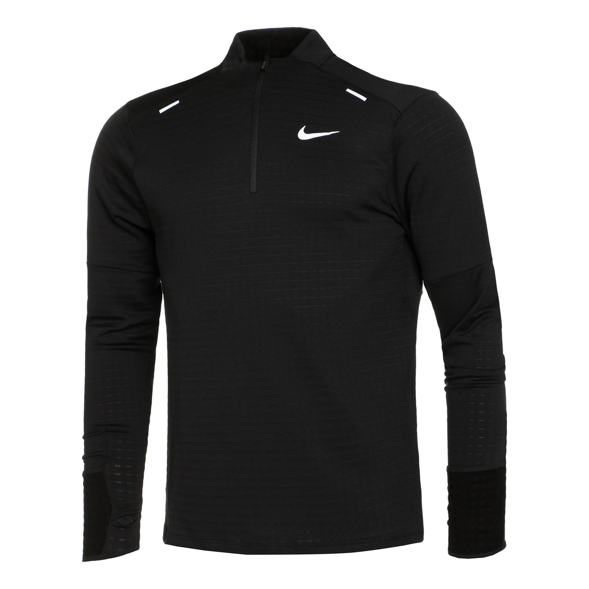 Nike TF Repel Element Half-Zip Quarter-Zip Running Shirt, langærmet Herrer - sort,
