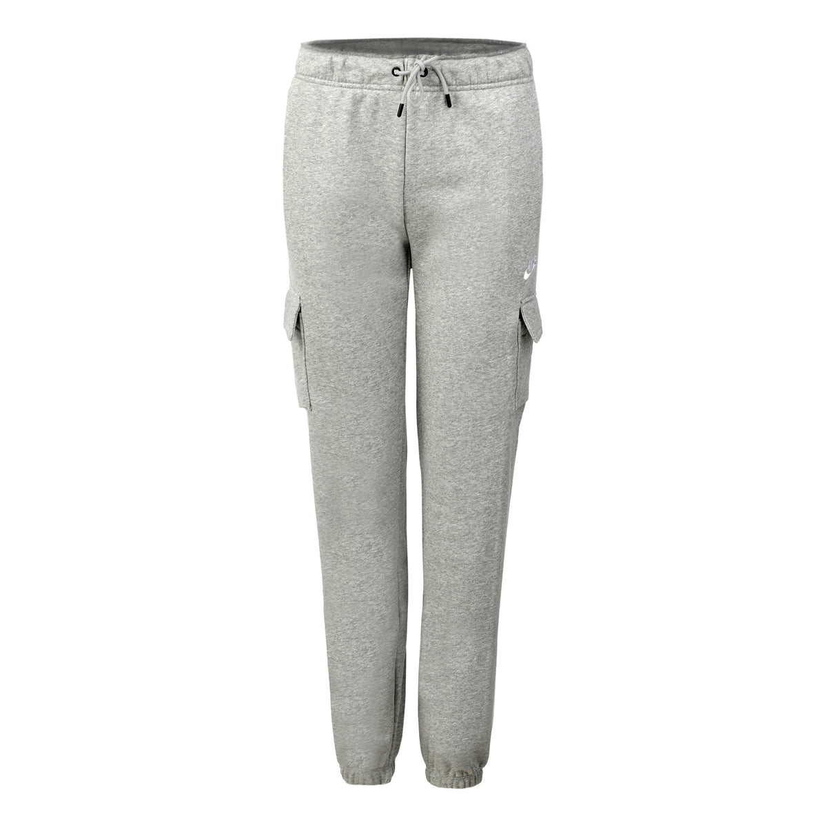 Nike Essential Fleece Medium-Rise Cargo Træningsbukser Damer - grå, hvid