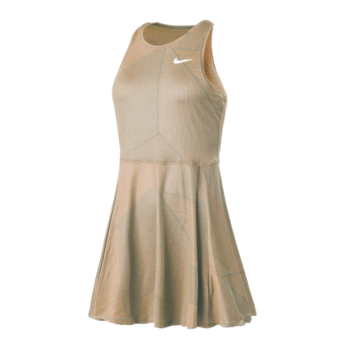 Nike Dri-Fit Printed Kjole Damer - apricot, grå