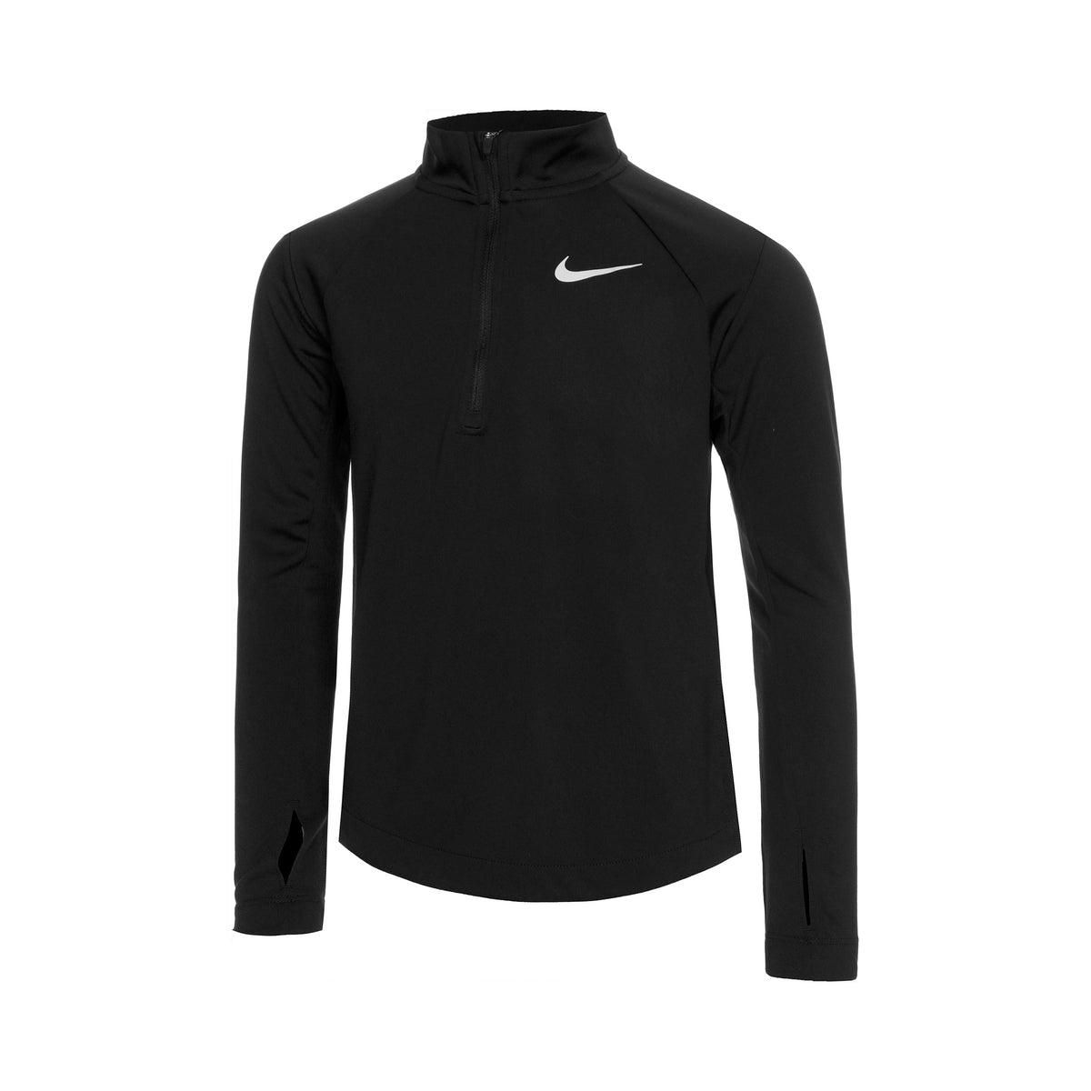 Nike Dri-Fit Big Kids Shirt, langærmet Pige - sort,