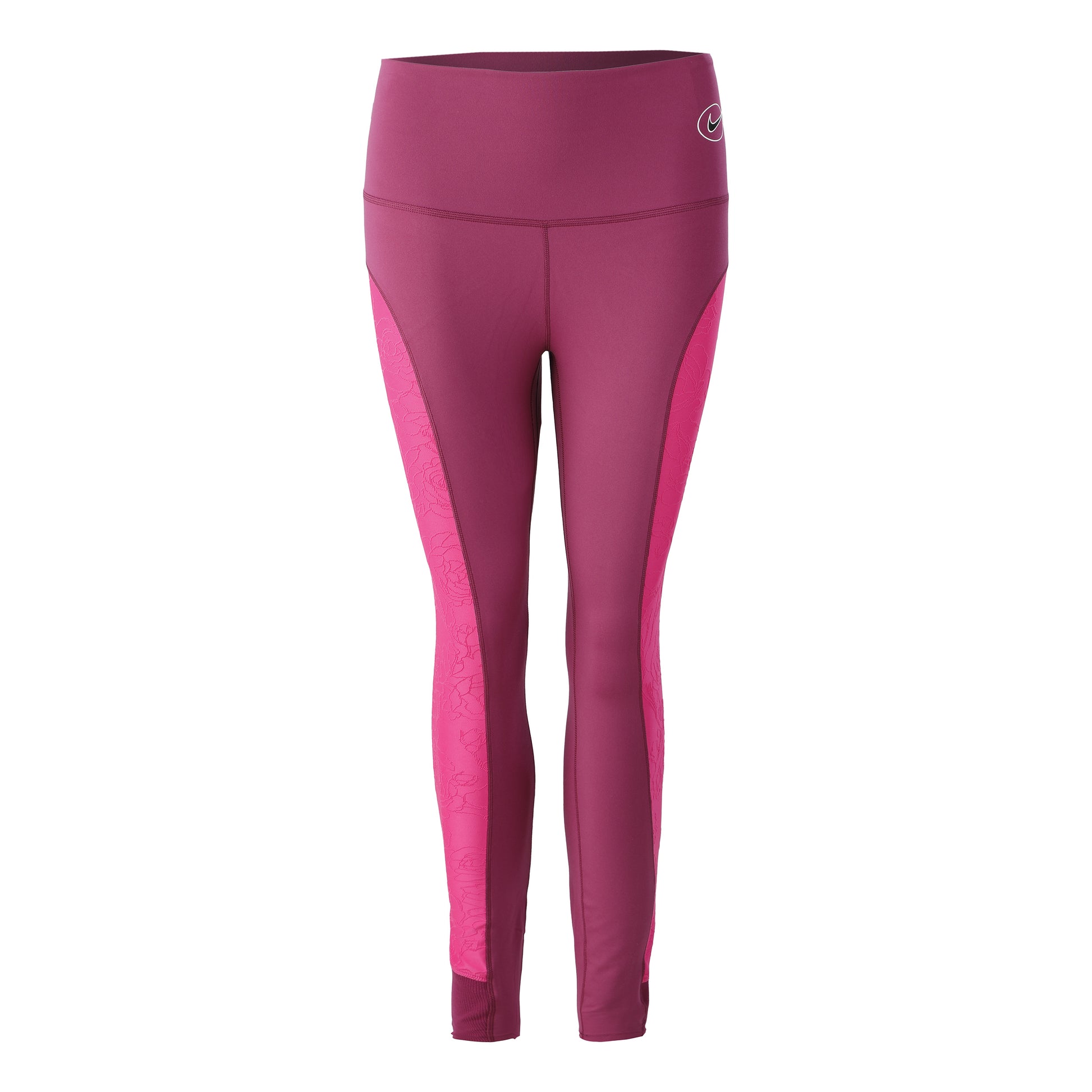 Nike Dri-Fit Heritage Icon Clash Stramme Løbebukser Damer-Pink,Lilla