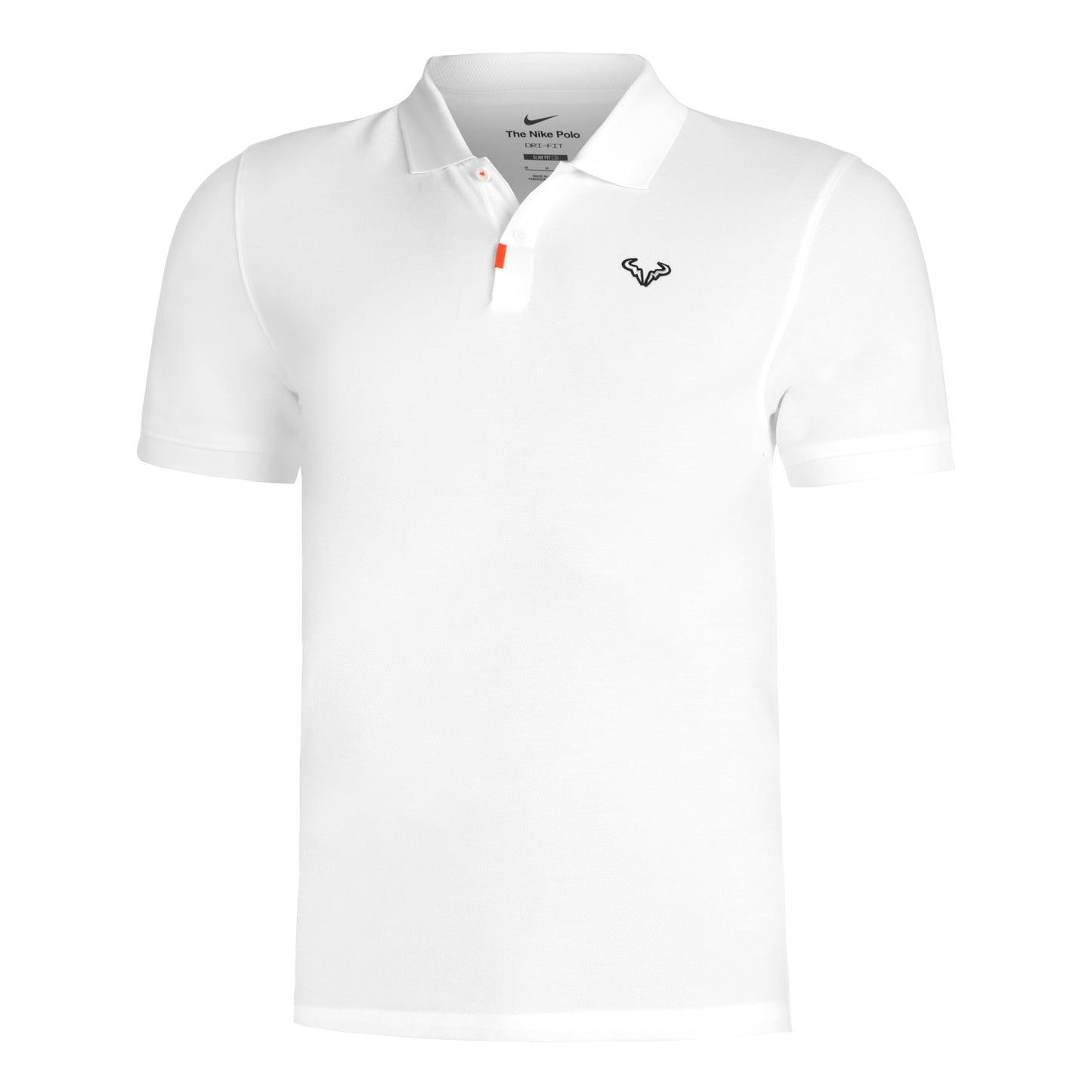 Nike Dri-Fit RAFA Slim Polo Herrer - hvid, sort