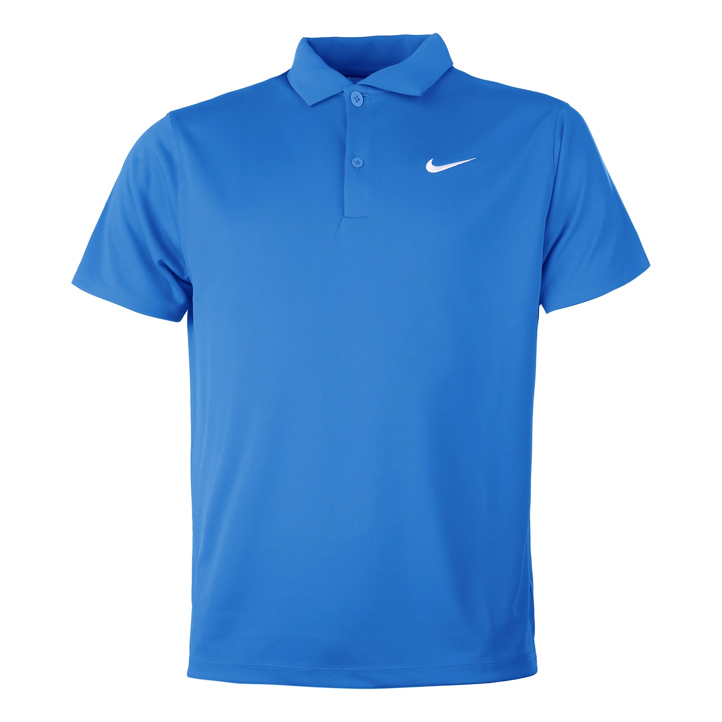 Nike Dri-Fit Victory Court Solid Polo Herrer - blå, hvid