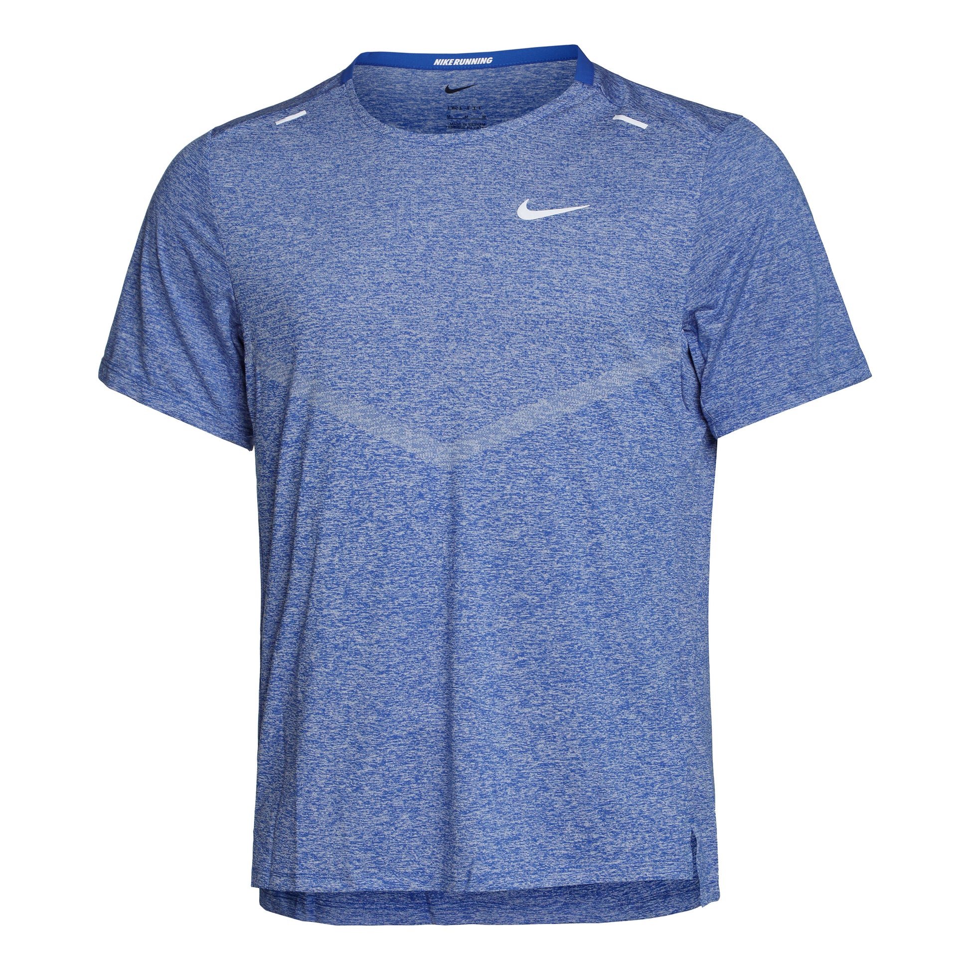 Nike Dri-Fit Rise 365 Running Løbetrøje Herrer - blå,