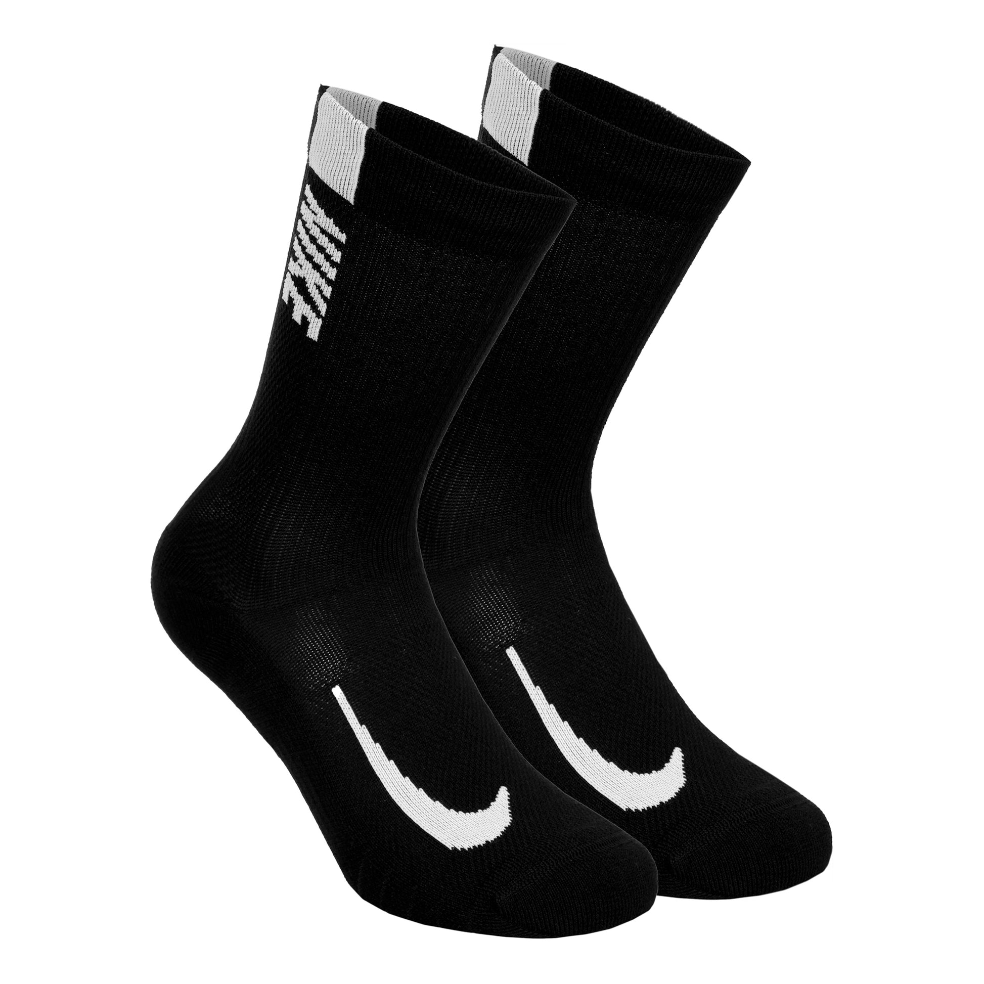 Nike Multiplier Crew Sportssokker Pakke Med 2-Sort,Hvid