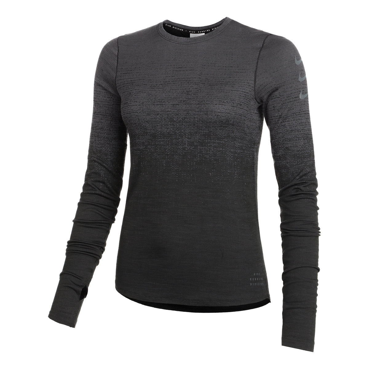 Nike Dri-Fit Run Division Løbetop Damer - grå, sort