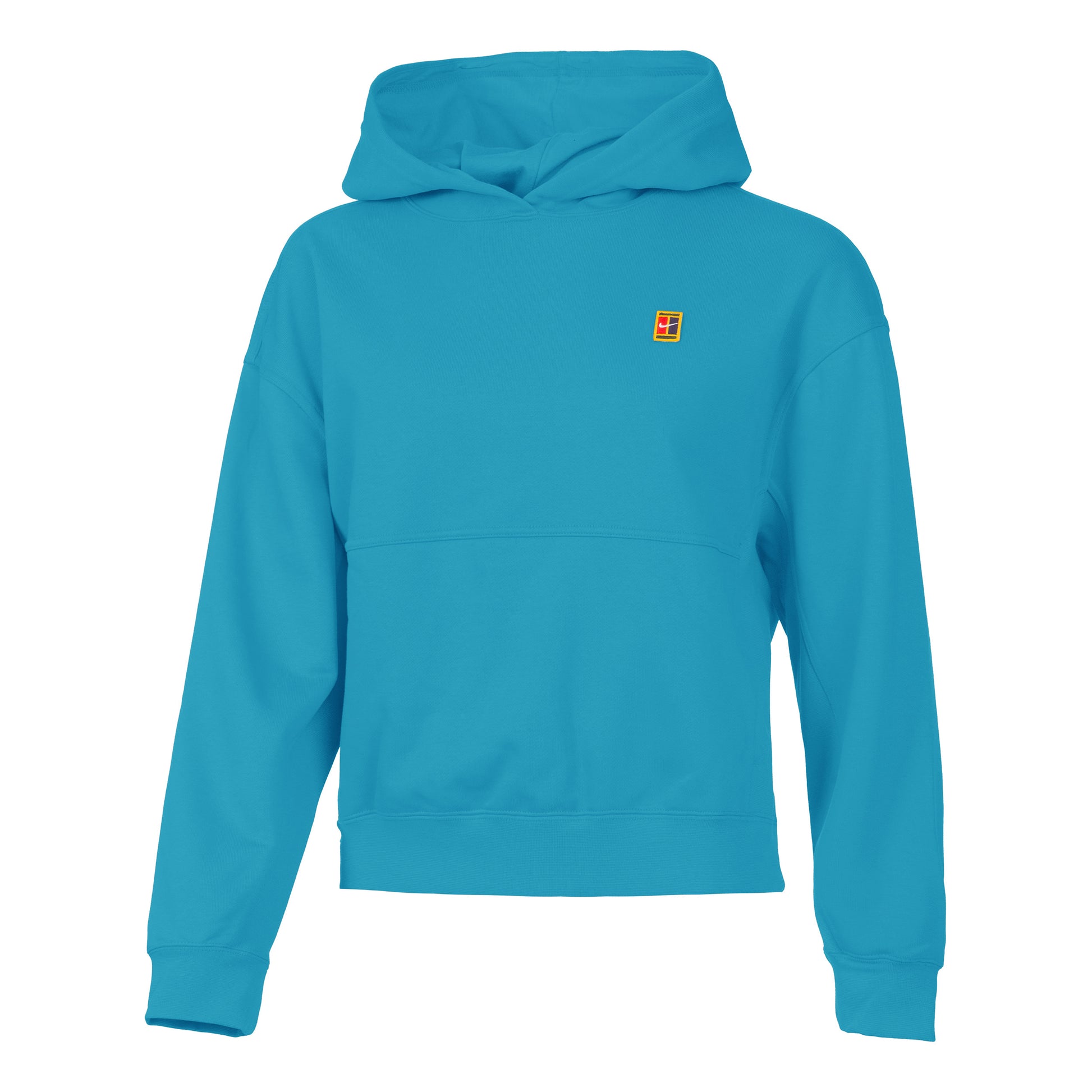 Nike Dri-Fit Court Heritage Fleece Hættetrøje Damer - petrol,
