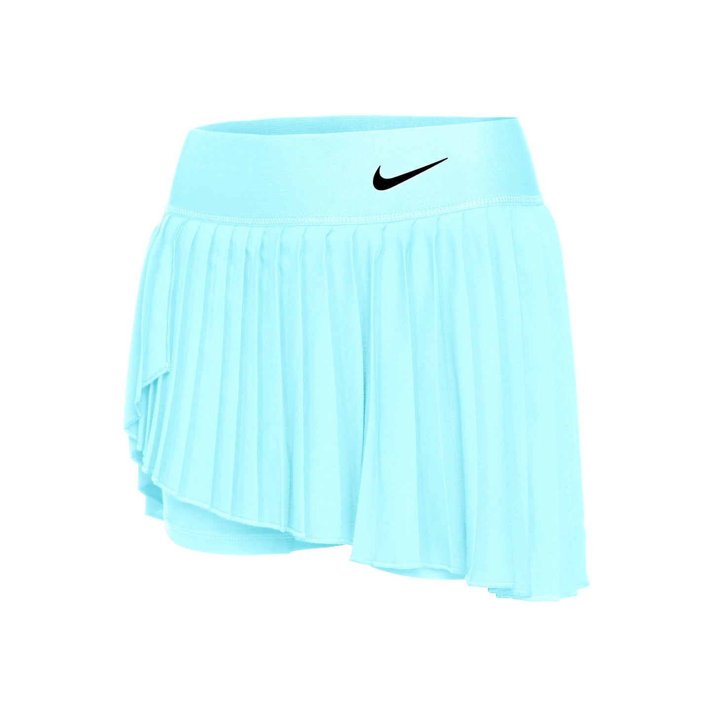 Nike Dri-Fit Court Pleated Nederdel Damer - lyseblå,