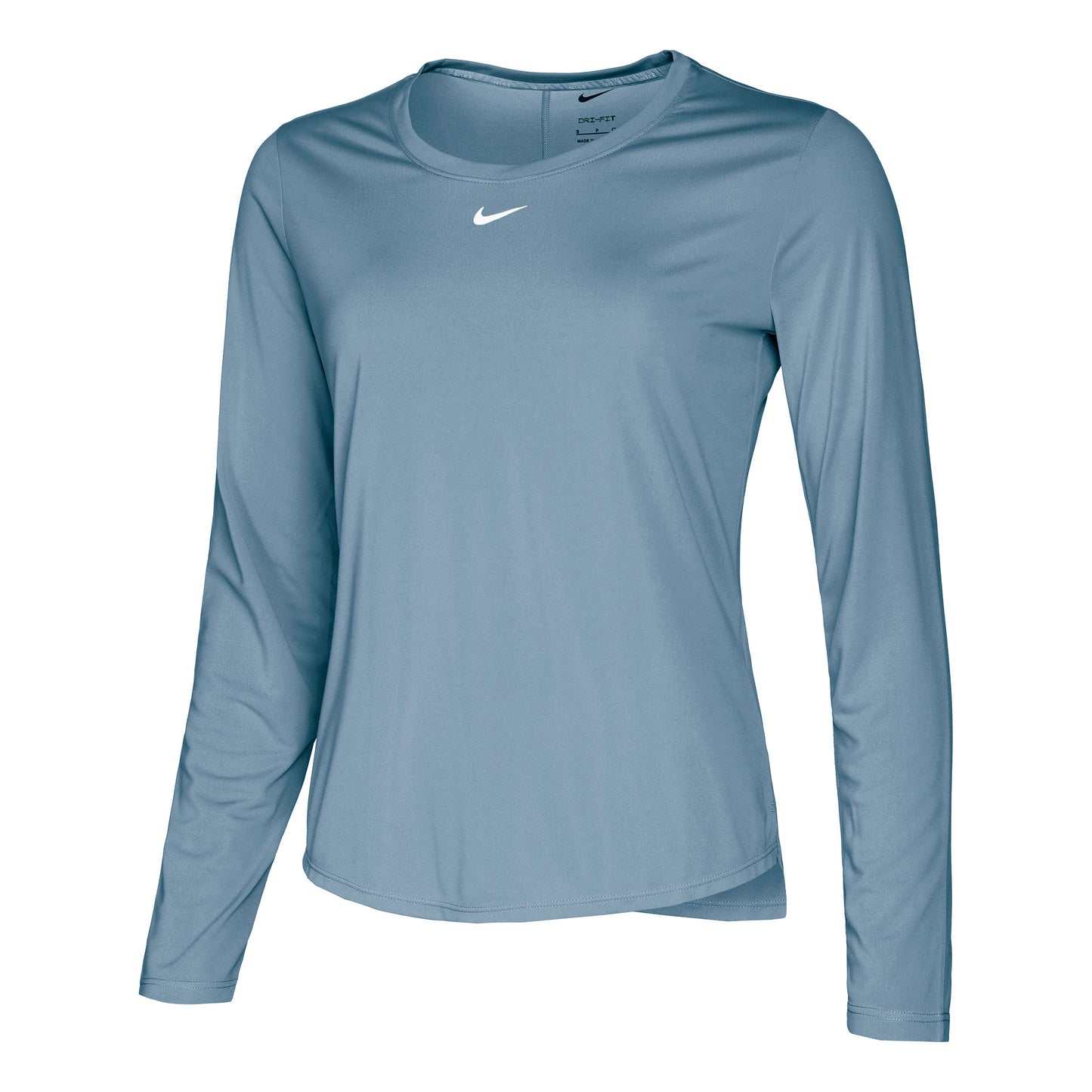 Nike Dri-Fit One Standard Shirt, langærmet Damer - blå,
