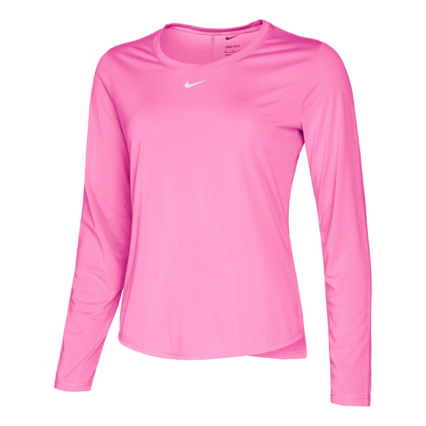 Nike Dri-Fit One Standard Shirt, langærmet Damer - pink,