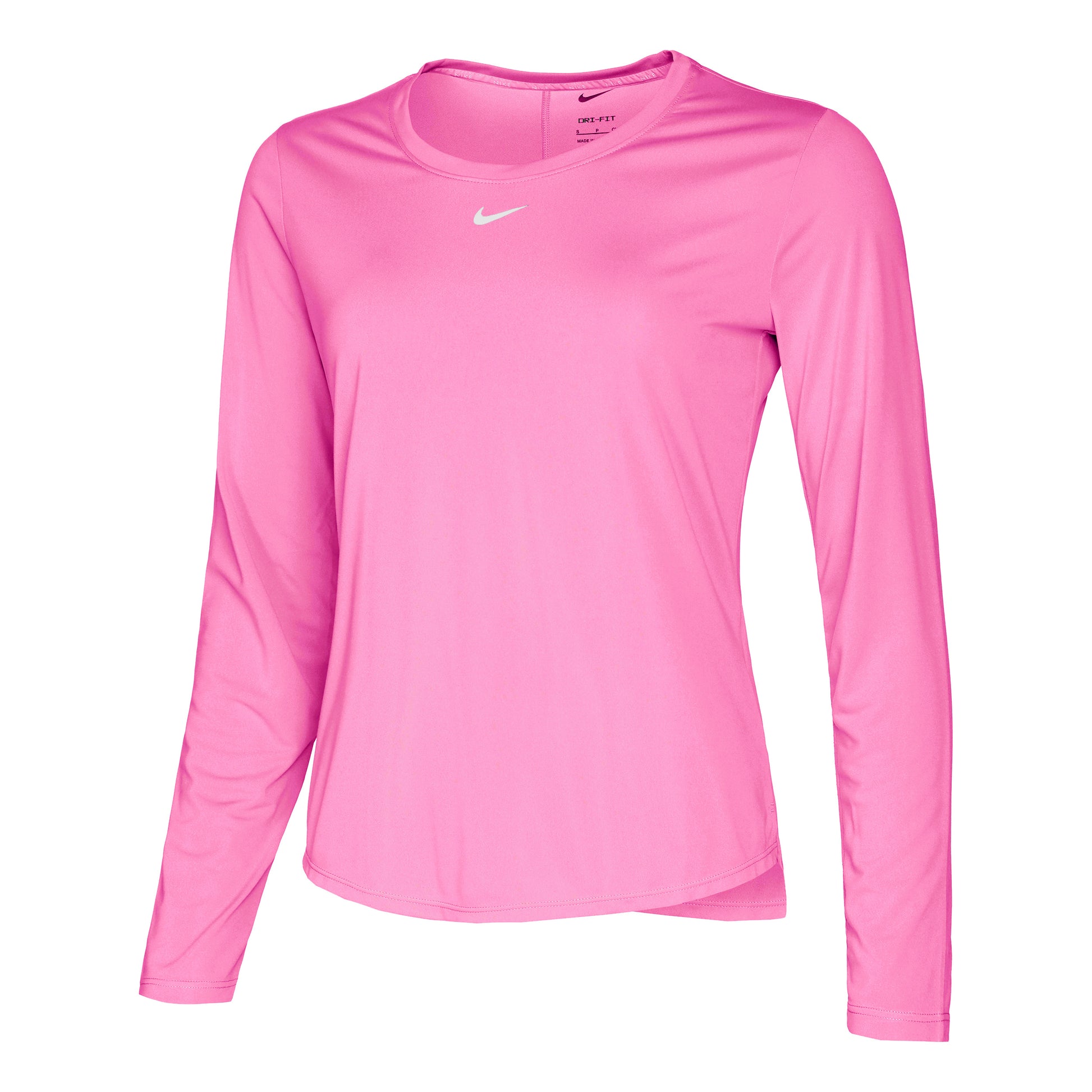 Nike Dri-Fit One Standard Shirt, langærmet Damer - pink,