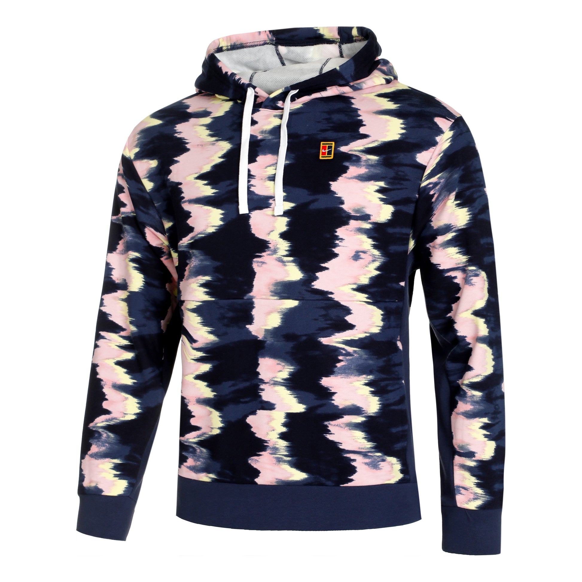 Nike Dri-Fit Court Heritage OZ Hættetrøje Herrer - rosa, mørkeblå