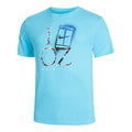 Dri-Fit Court OZ T-shirt Herrer - turkis, flerfarvet
