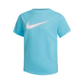 Big Graphic T-shirt Drenge - turkis, hvid