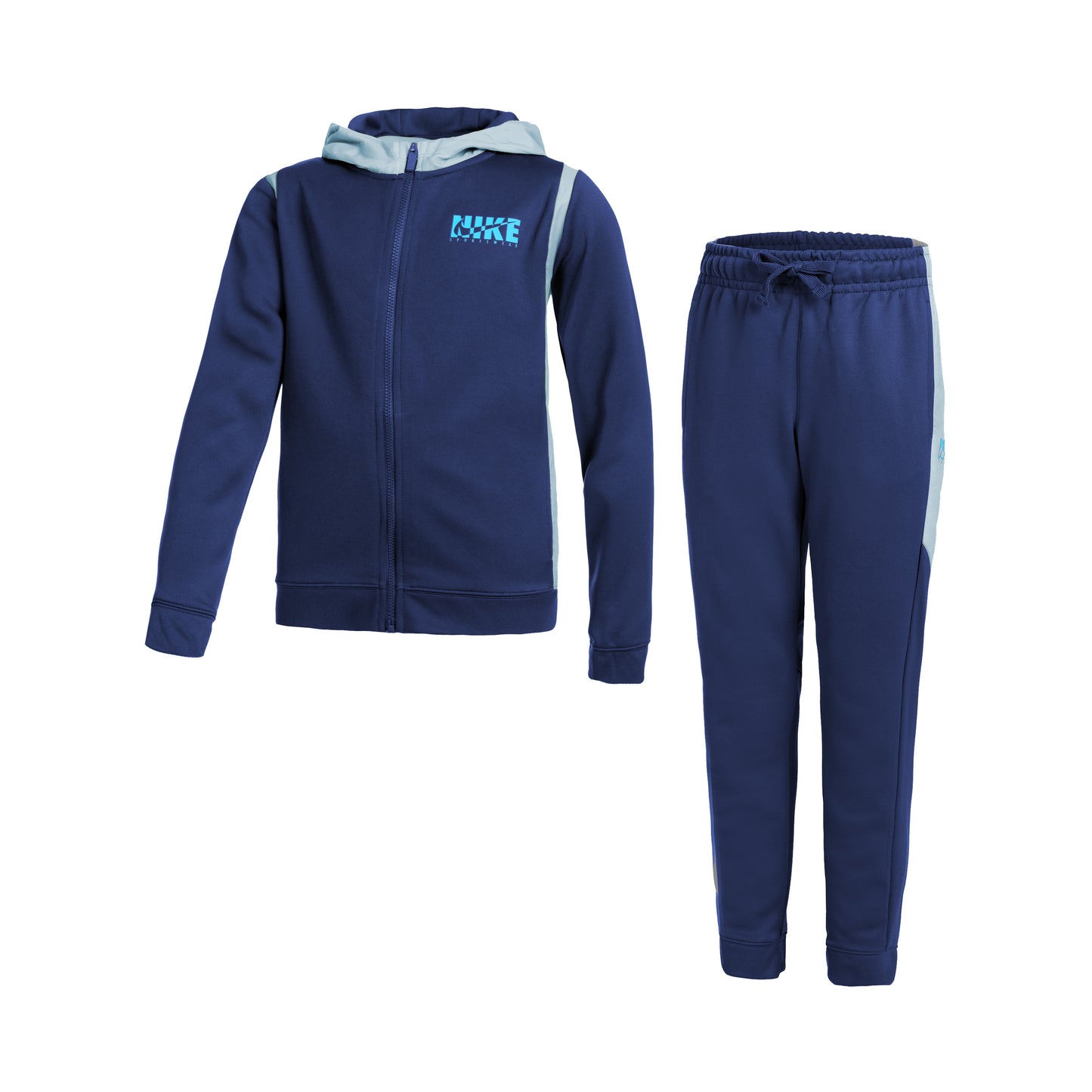 Nike New Sportswear Woven Ovly Træningsdragt Pige - mørkeblå, turkis