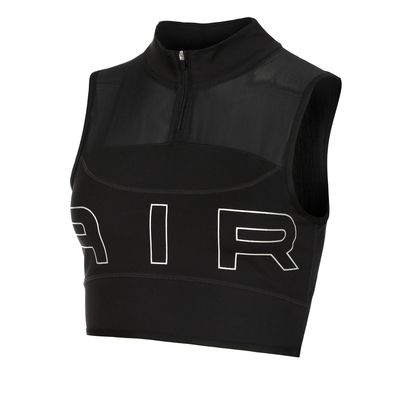 Nike Dri-Fit Air Cropped Løbetrøje Damer - sort,