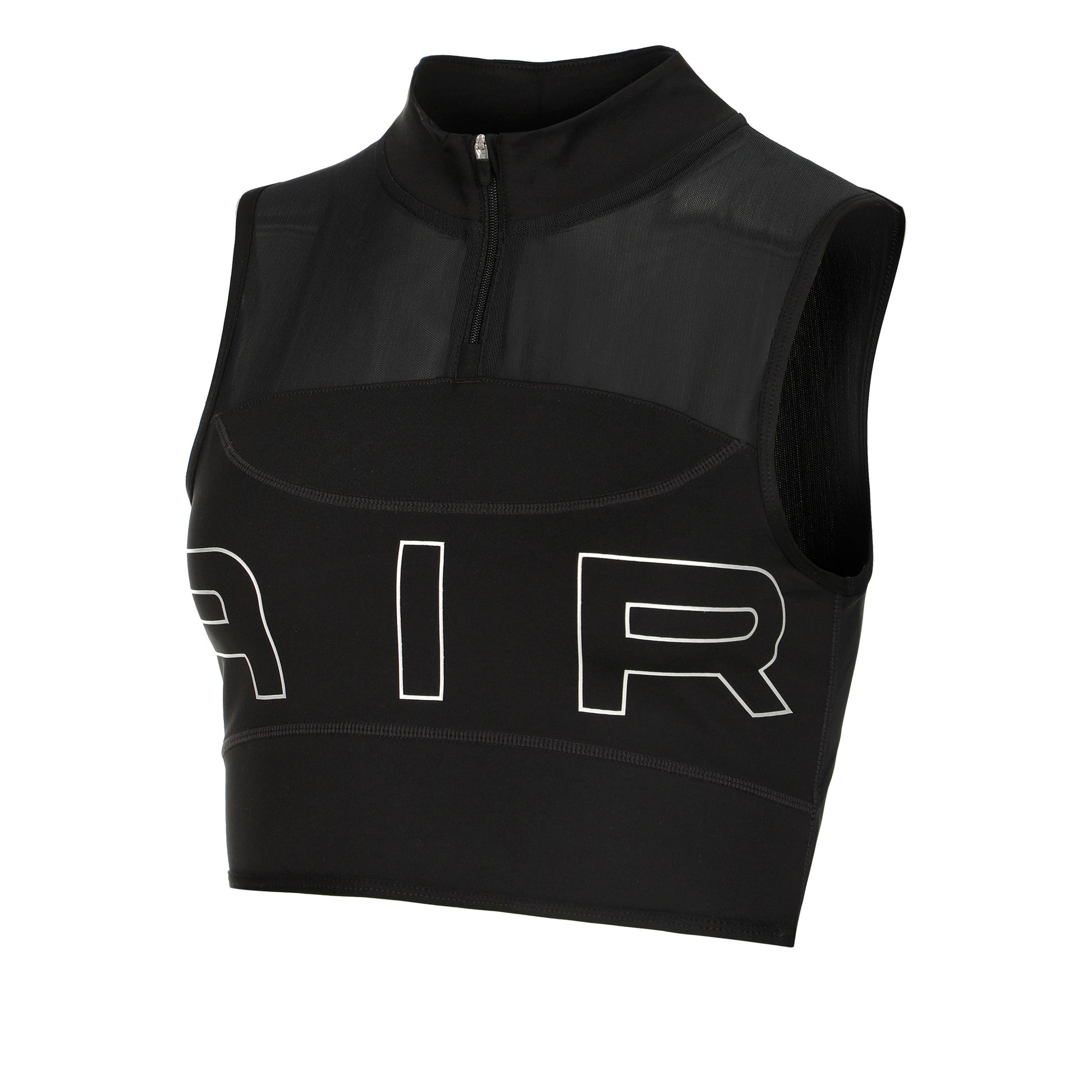 Nike Dri-Fit Air Cropped Løbetrøje Damer - sort,
