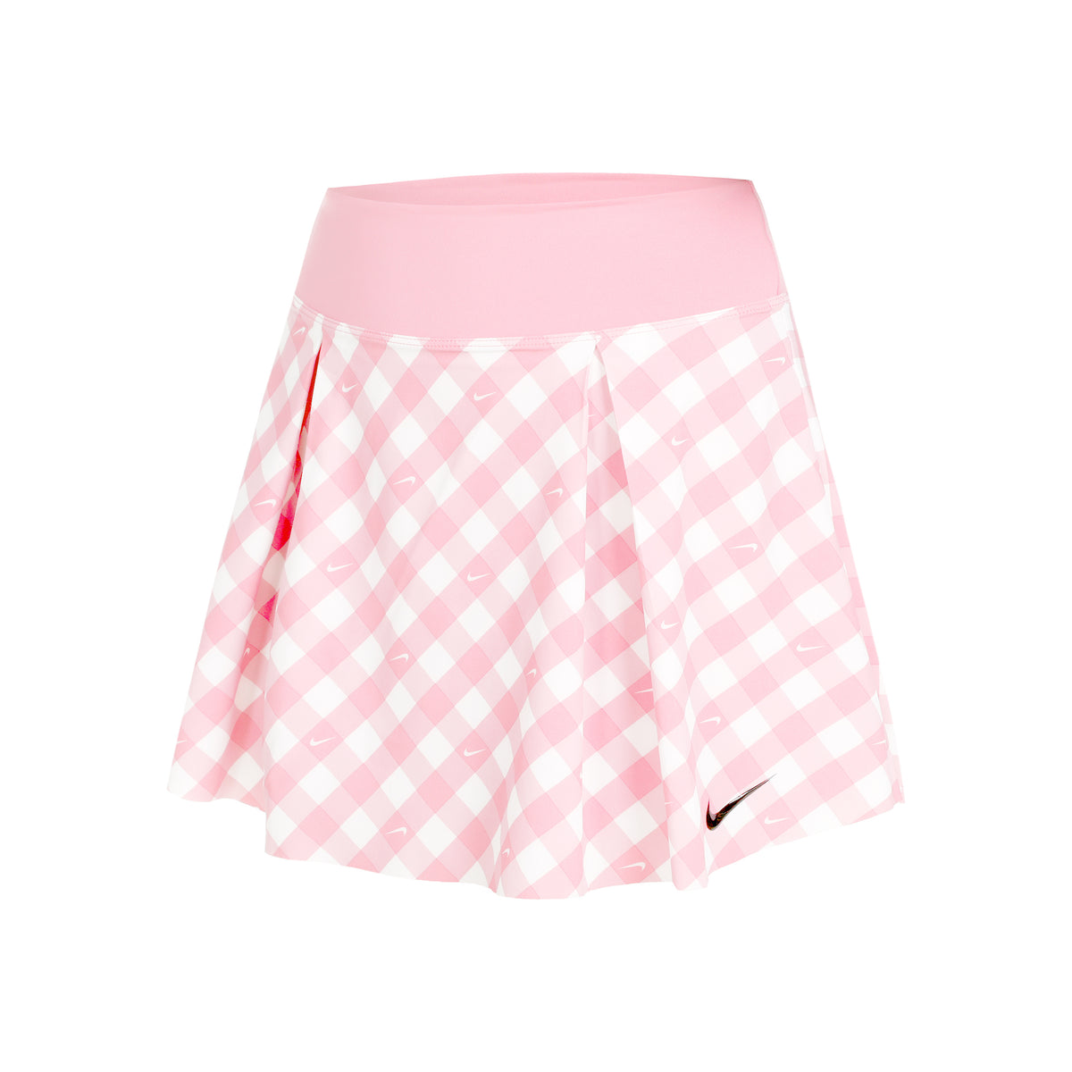 Nike Dri-Fit Club Regular Print Nederdel Damer - rosa, hvid
