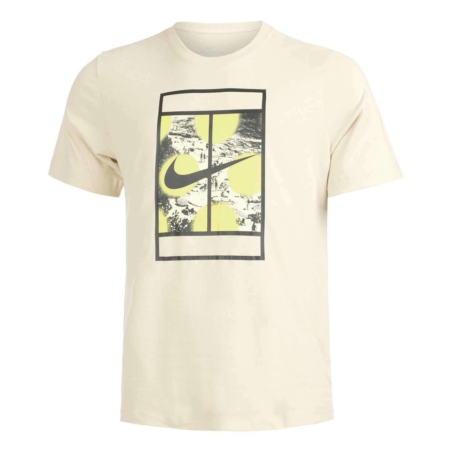 Nike Court Heritage RG T-shirt Herrer - beige, flerfarvet